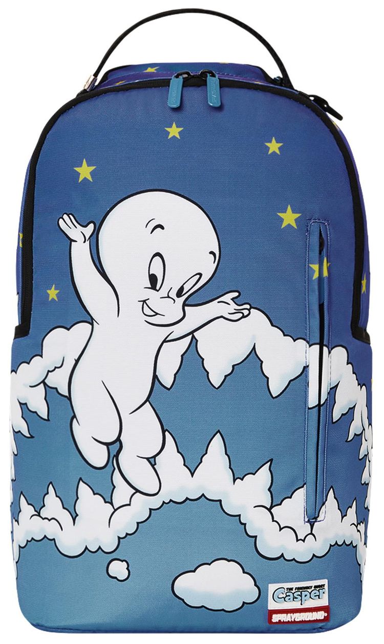 Sprayground Casper Clouds Shark Dlxsr Backpack Blue