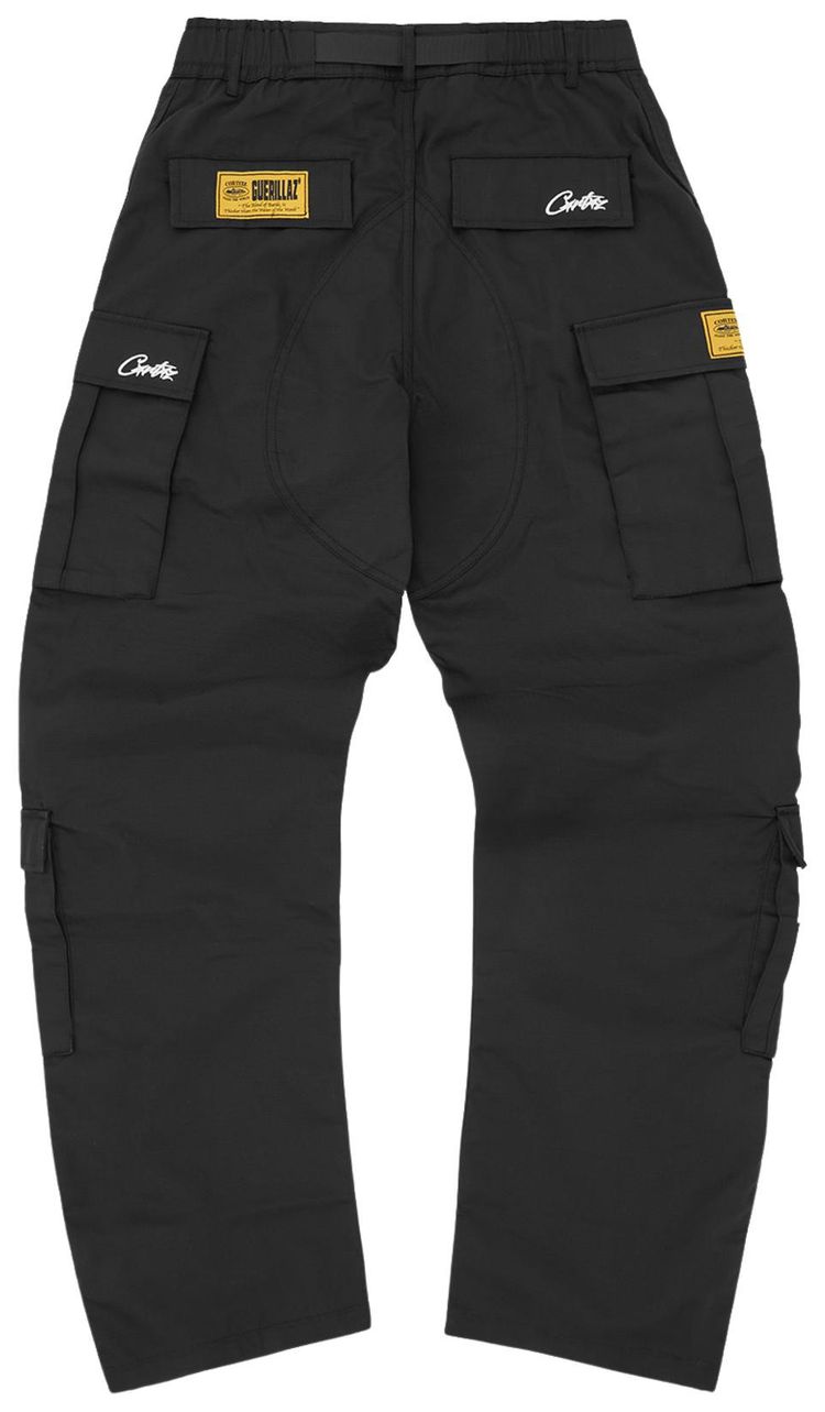 Corteiz Alcatraz Cargo Pant Black