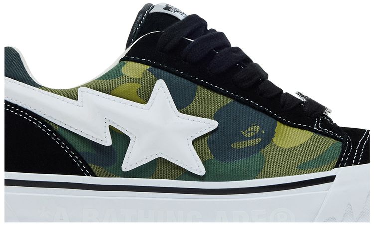 BAPE x Vans Premium Knu Skool Camo Green