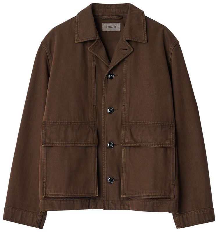 Lemaire Boxy Jacket Ristretto
