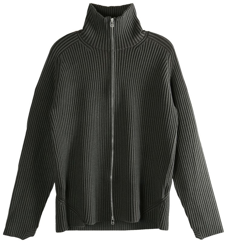 Omar Afridi Articulated Drivers Knit Sweater GreyBrown