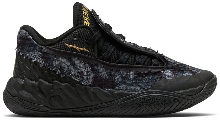 Puma MB05 Lo Team Big Kid Black Moody Gray
