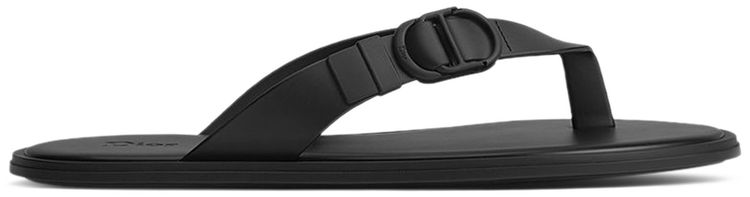 Dior Rivage Flip Flop Black