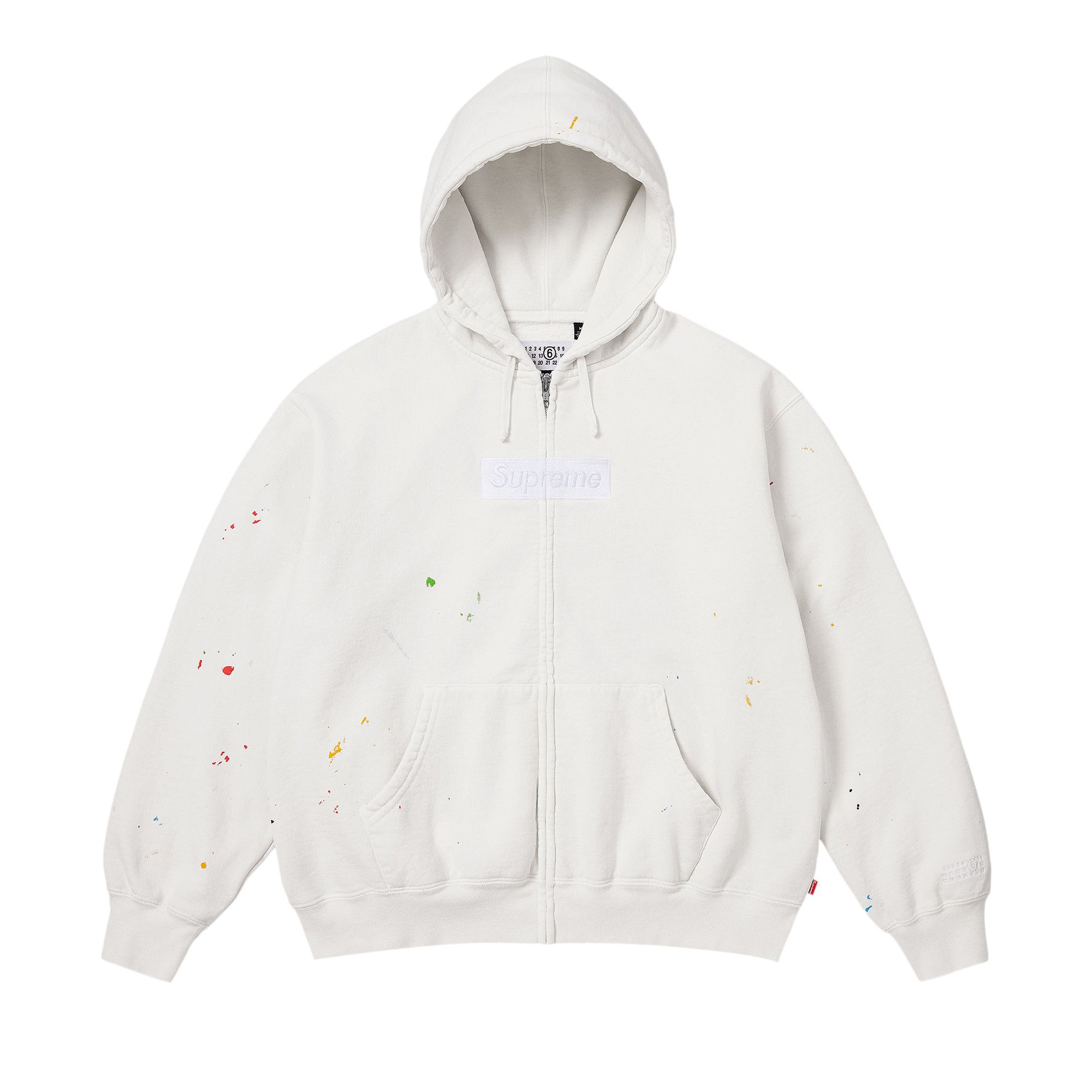 Buy Supreme x MM6 Maison Margiela Box Logo Zip Up Hooded