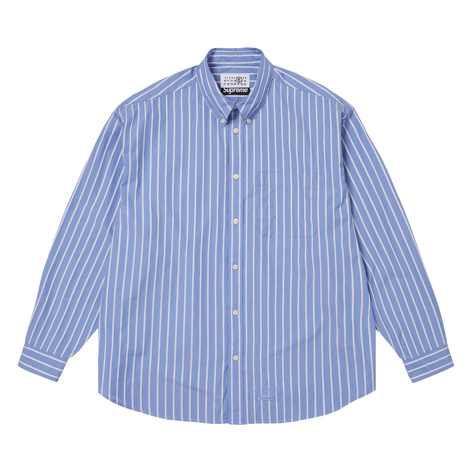 Buy Supreme x MM6 Maison Margiela Stripe Shirt 'Blue' - SS26S26