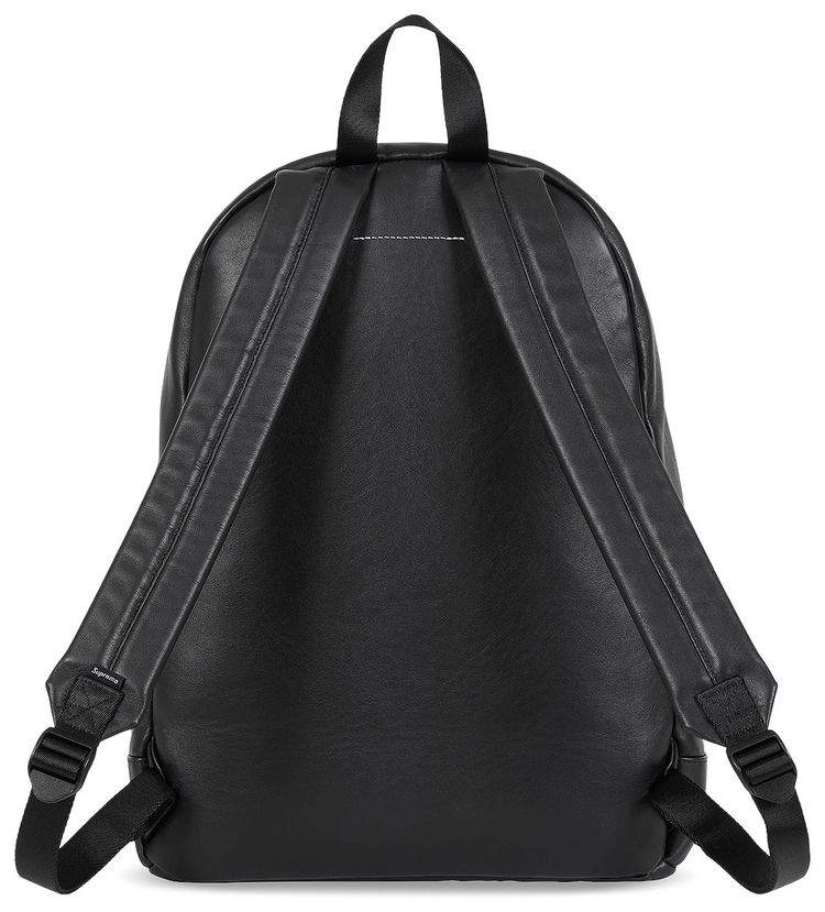 Supreme x MM6 Maison Margiela Eagle Leather Backpack Black