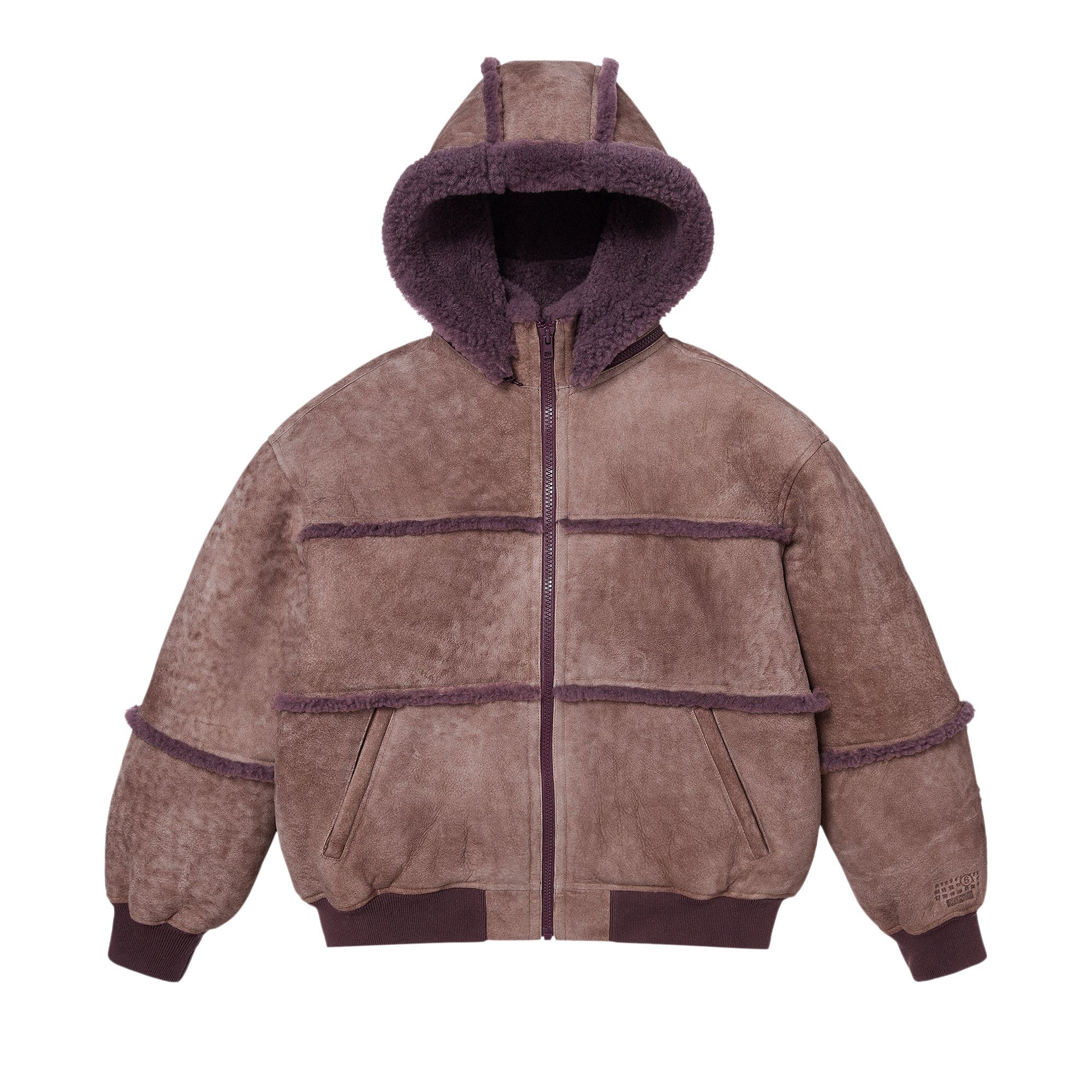 Buy Supreme x MM6 Maison Margiela Hooded Shearling Bomber Jacket
