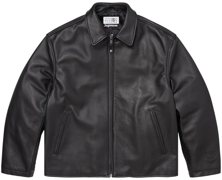Buy Supreme x MM6 Maison Margiela/Schott Eagle Leather Jacket 