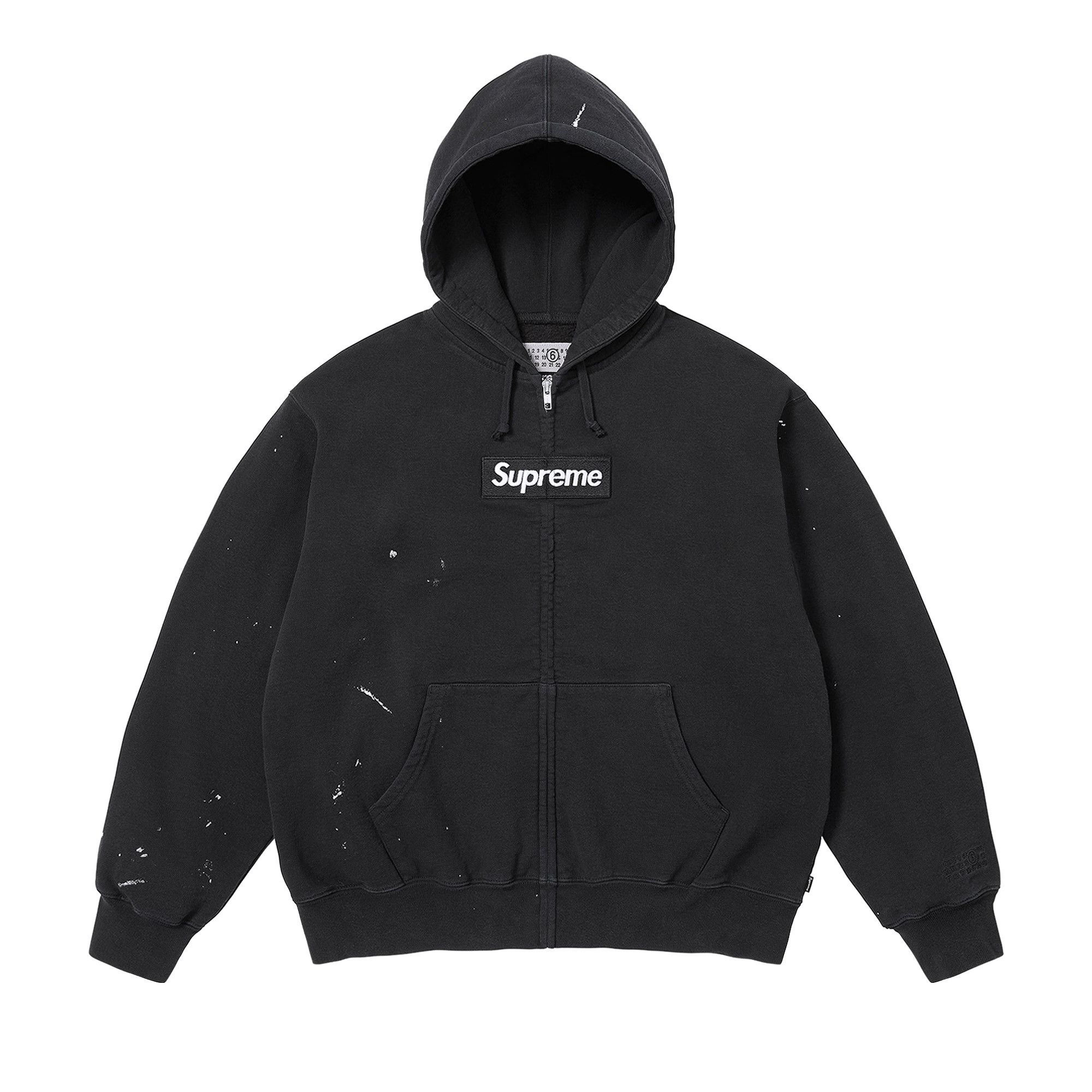 Buy Supreme x MM6 Maison Margiela Box Logo Zip Up Hooded