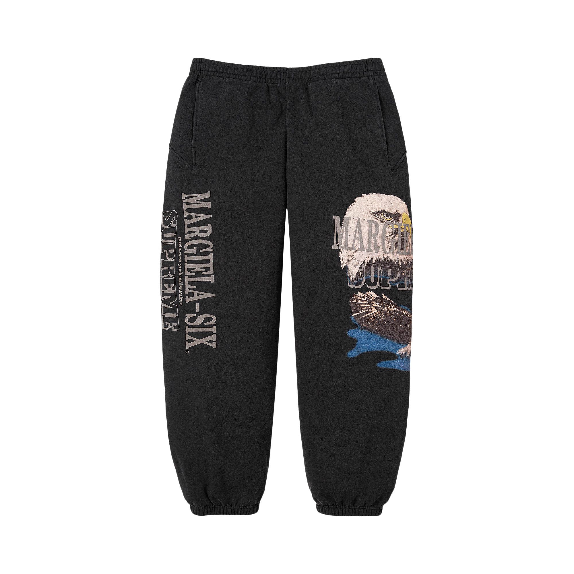 Buy Supreme x MM6 Maison Margiela Eagle Sweatpant 'Black