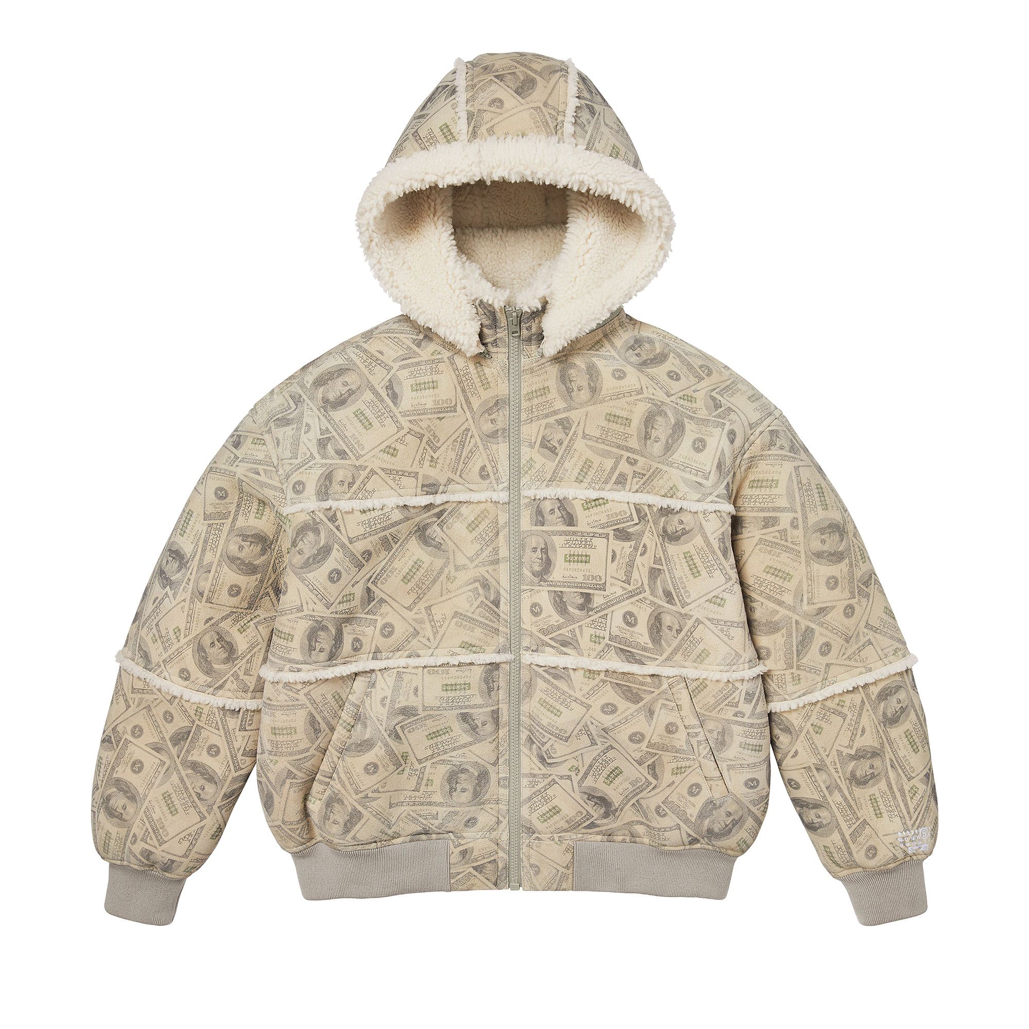 Buy Supreme x MM6 Maison Margiela Hooded Shearling Bomber Jacket