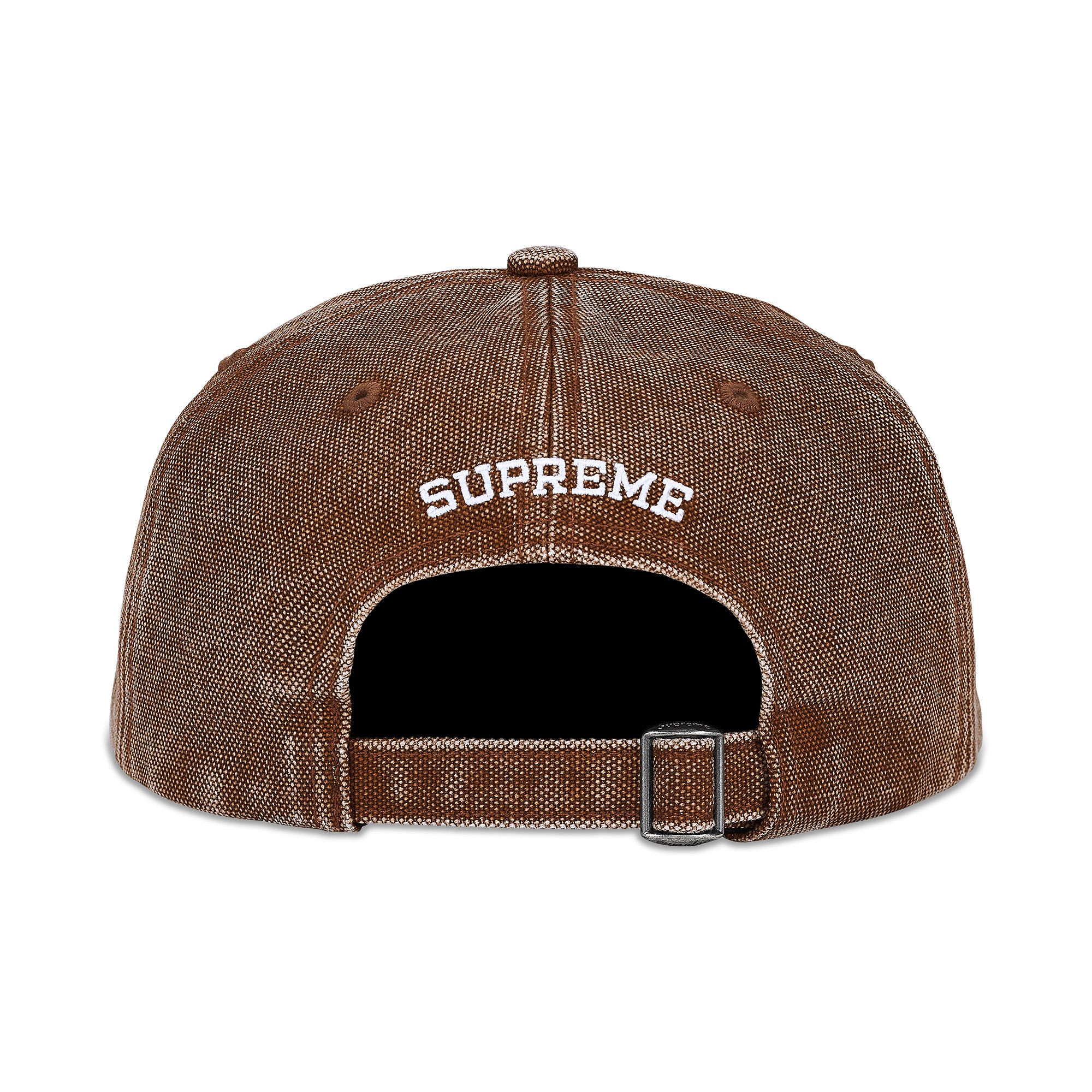 Buy Supreme Pigment Coated S Logo 6-Panel 'Brown' - SS26H3 BROWN