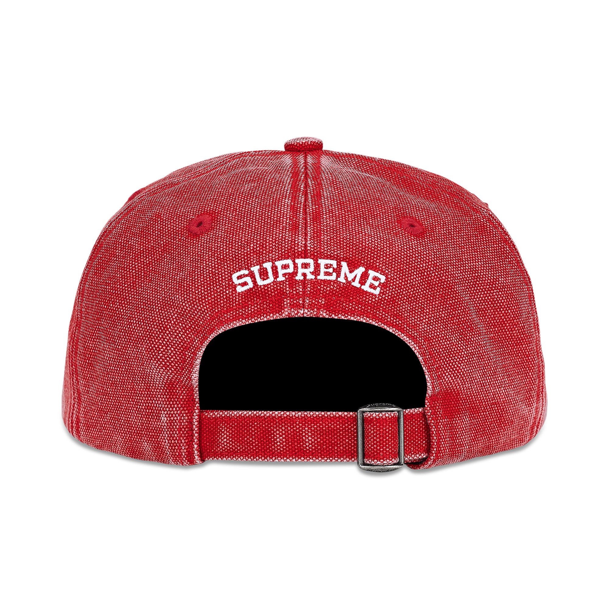 Buy Supreme Pigment Coated S Logo 6-Panel 'Red' - SS26H3 RED | GOAT