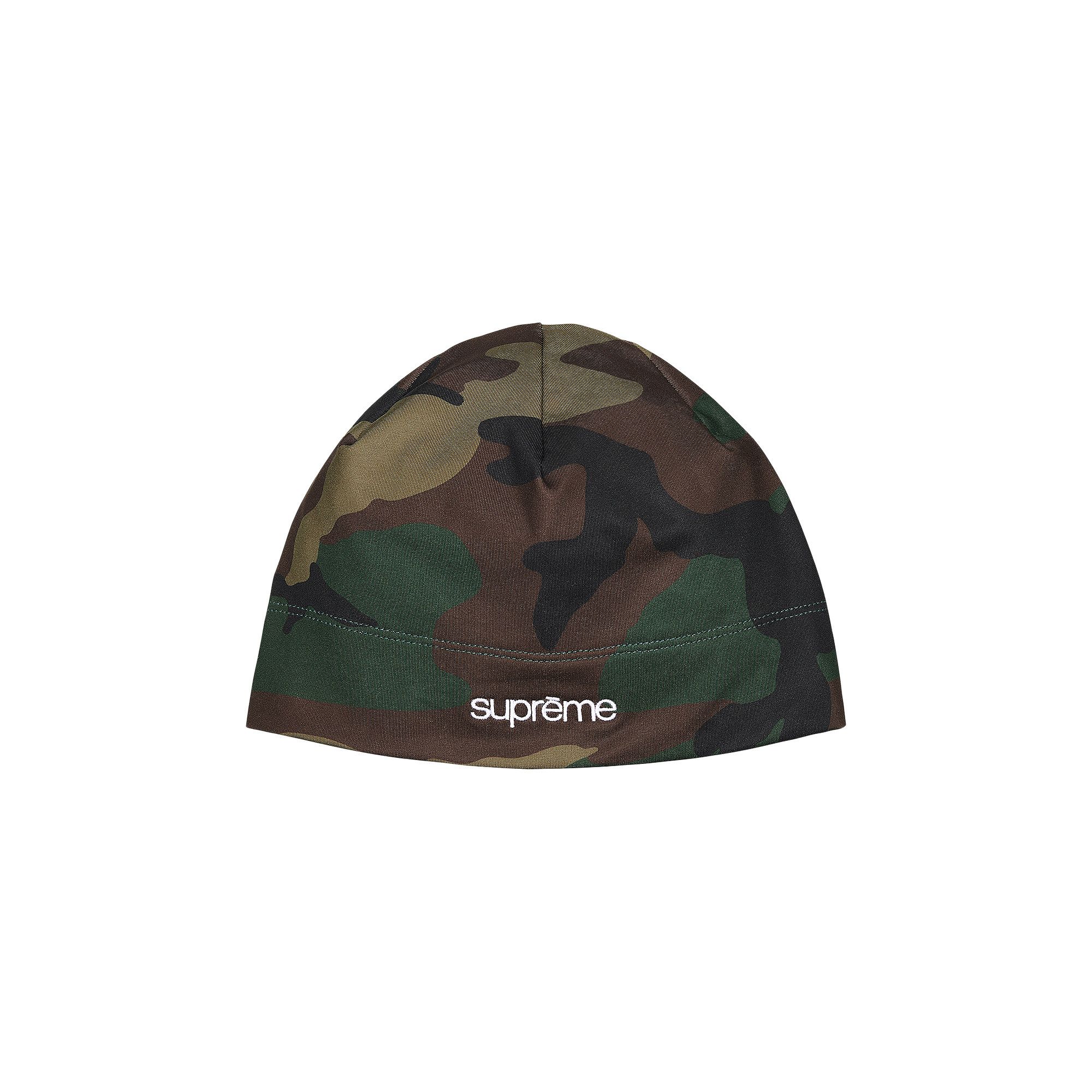 Buy Supreme Base Layer Beanie 'Woodland Camo' - SS26BN7 WOODLAND