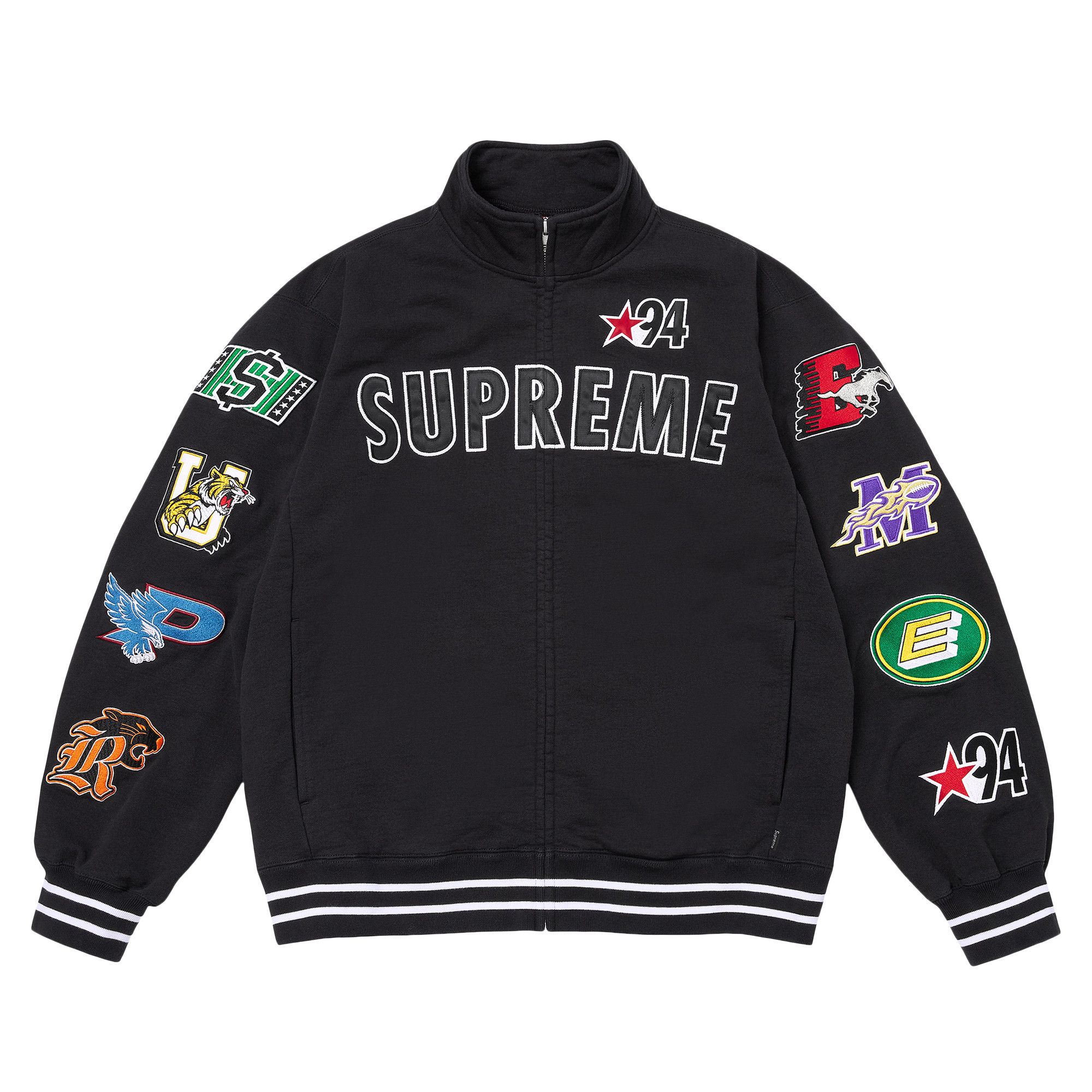 Buy Supreme Mascots Zip Up Sweatshirt 'Black' - SS26SW27 BLACK