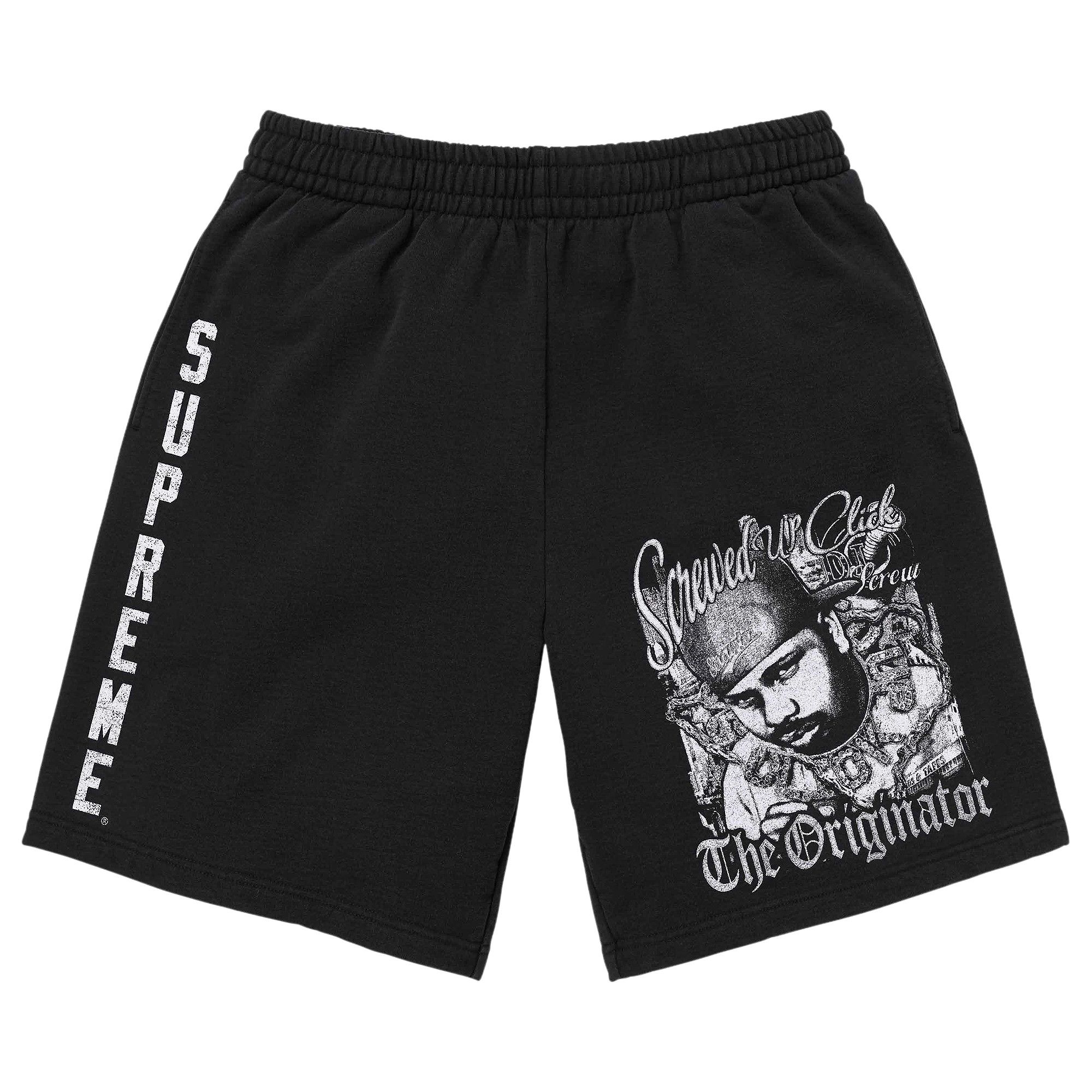 パンツ Supreme bring Print Sweat Shorts S Buy Supreme x Dj Screw Sweatshort 'Black' - SS26SH30 BLACK | GOAT