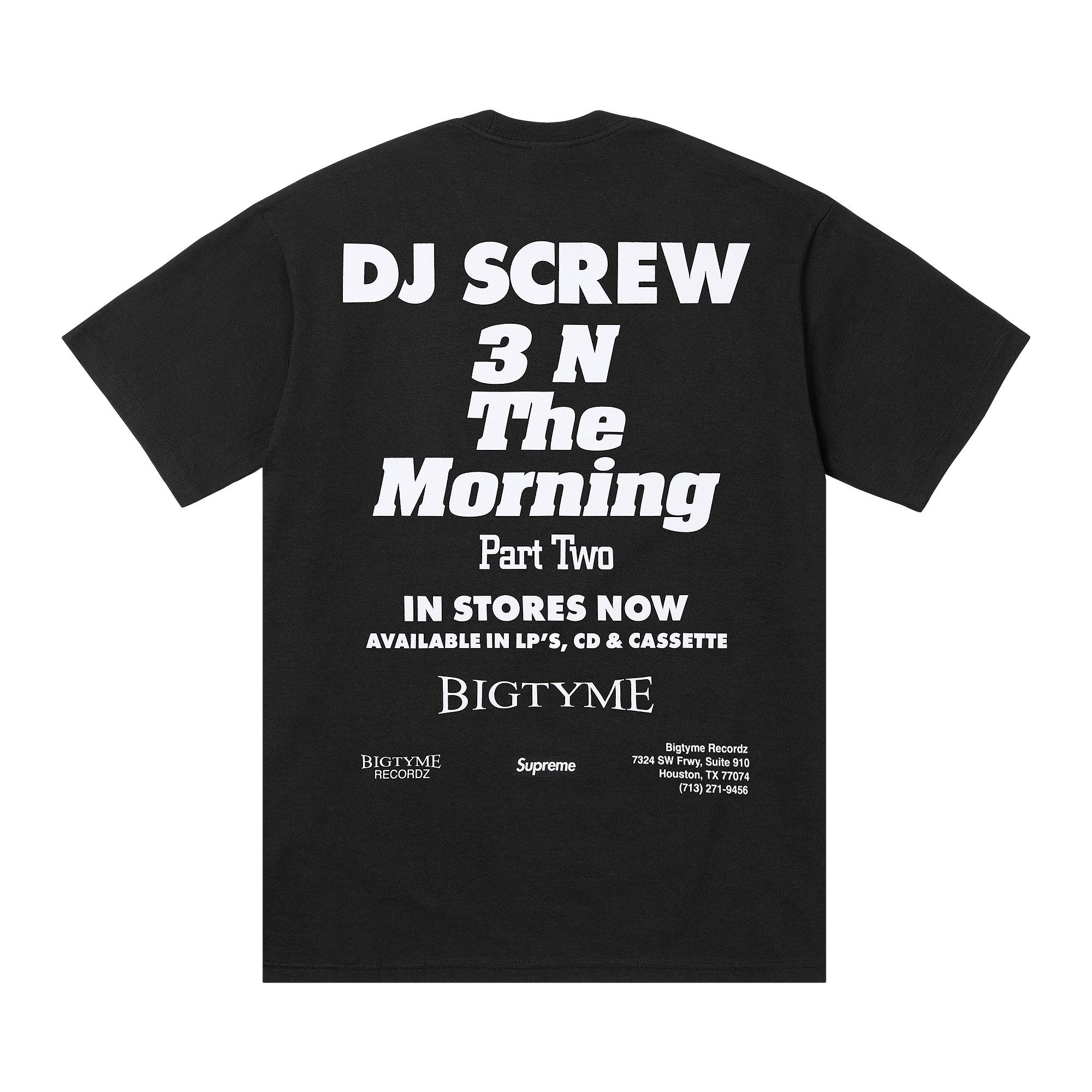 Buy Supreme x Dj Screw Suc Tee 'Black' - SS26T2 BLACK | GOAT