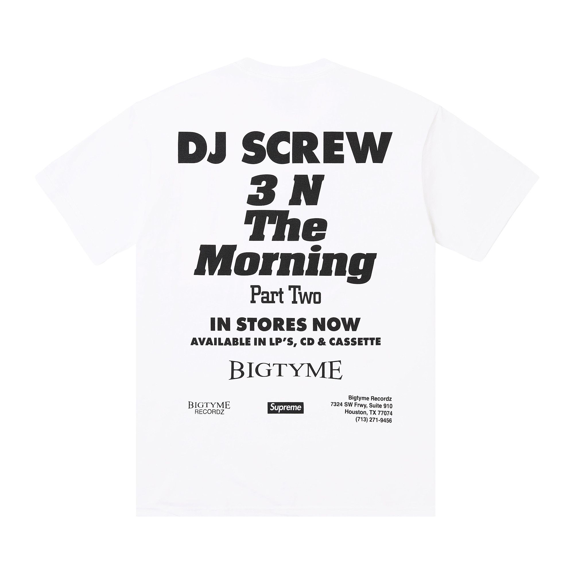 Buy Supreme x Dj Screw Suc Tee 'White' - SS26T2 WHITE | GOAT