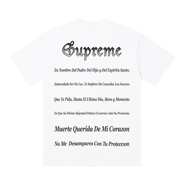 Supreme Grim Reaper Tee White