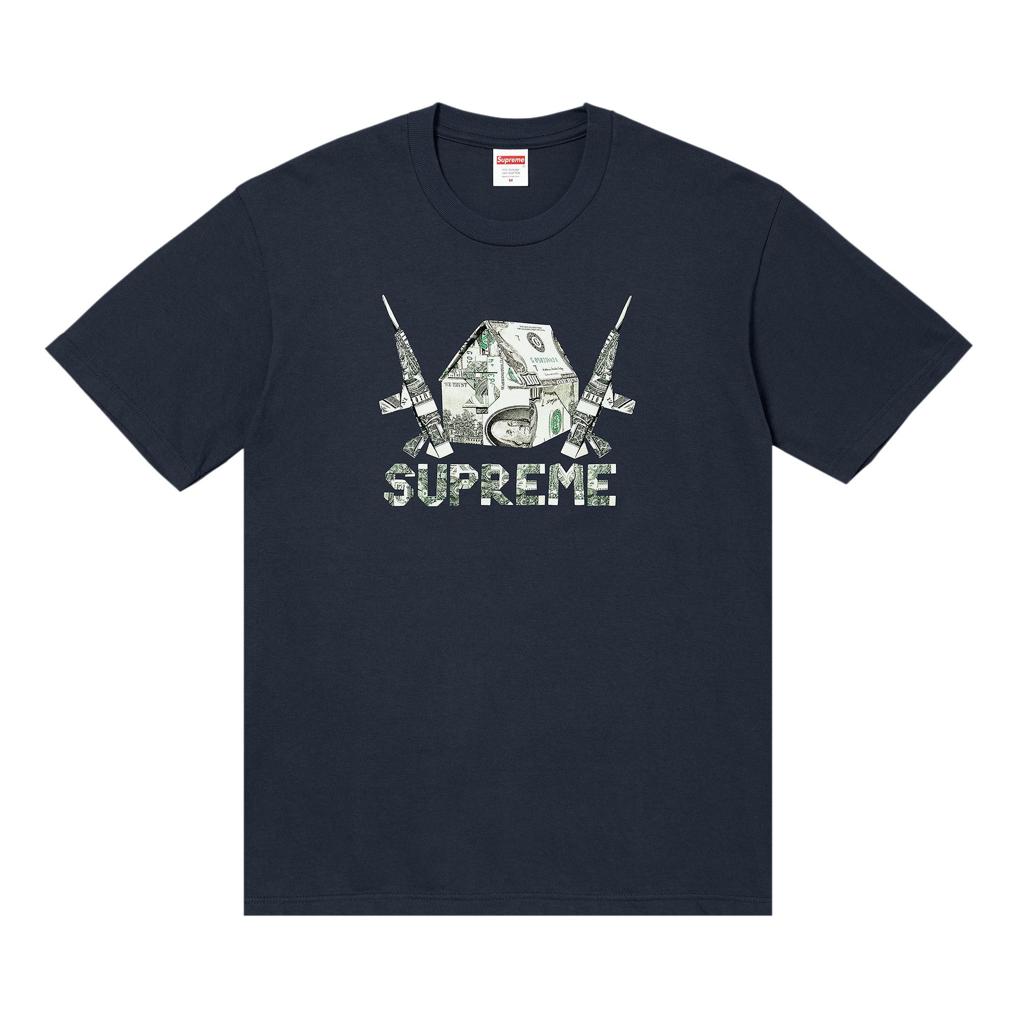 Buy Supreme Origami Tee 'Navy' - SS26T24 NAVY | GOAT