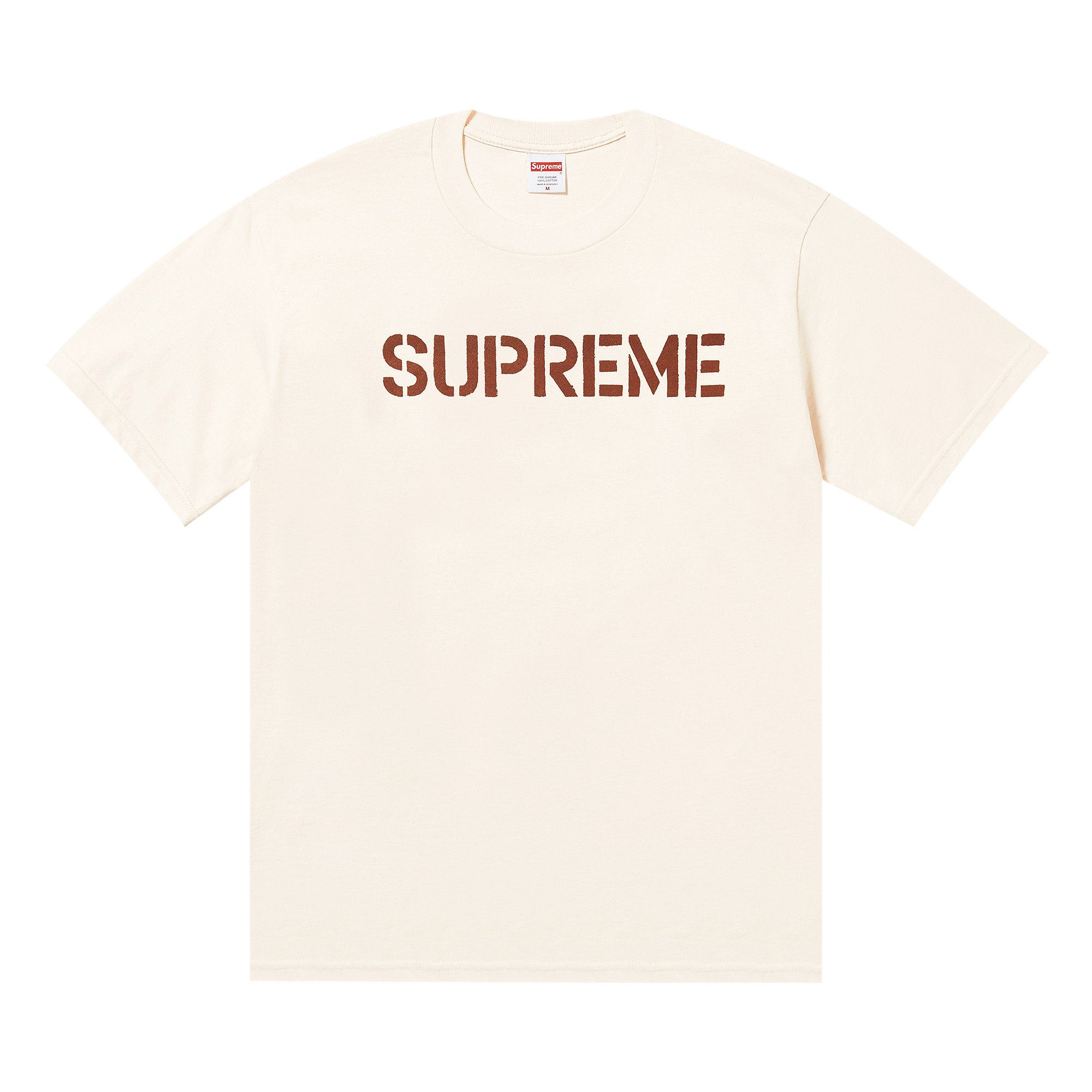Buy Supreme Hard Tee 'Natural' - SS26T64 NATURAL | GOAT
