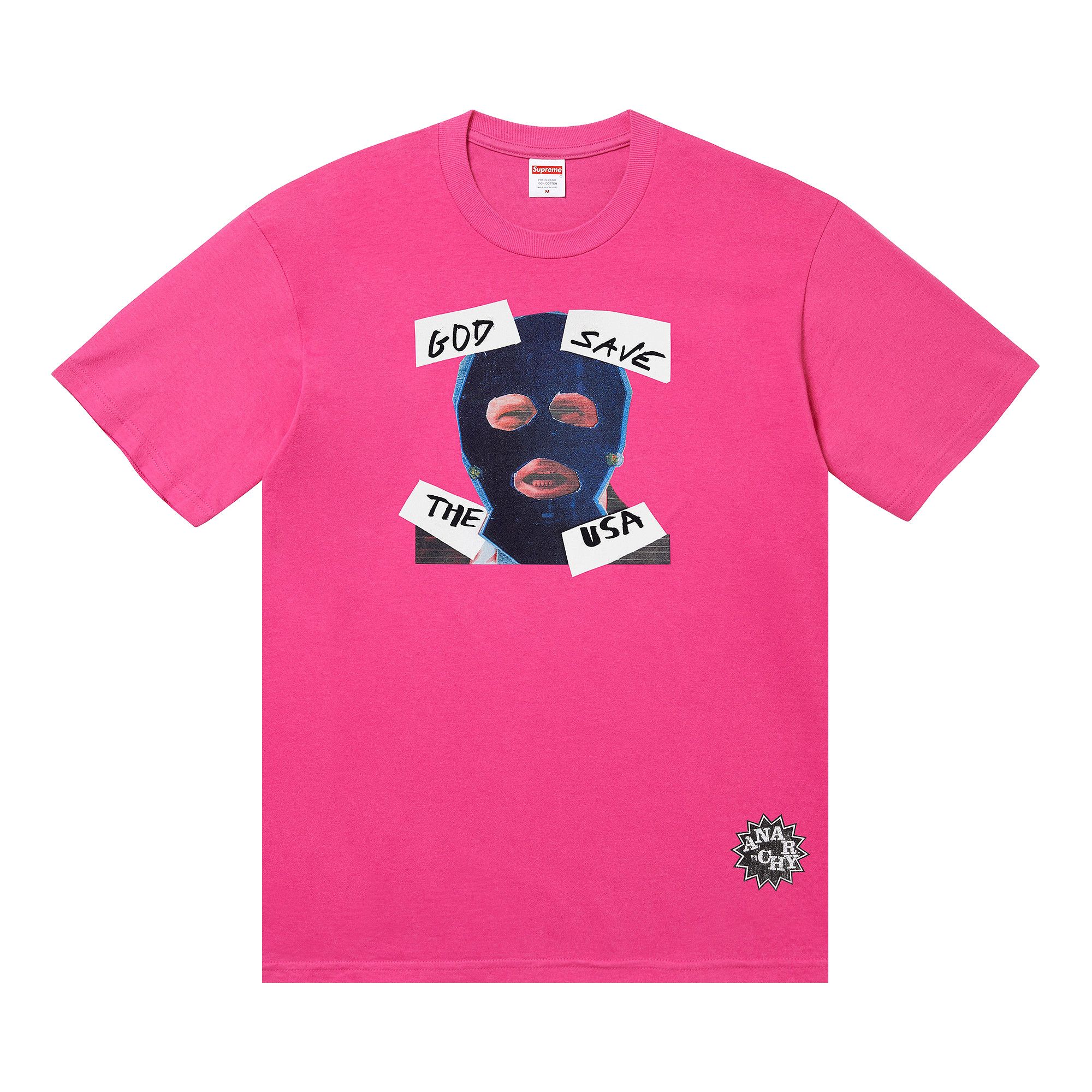 Buy Supreme God Save Us Tee 'Fuchsia' - SS26T69 FUCHSIA | GOAT