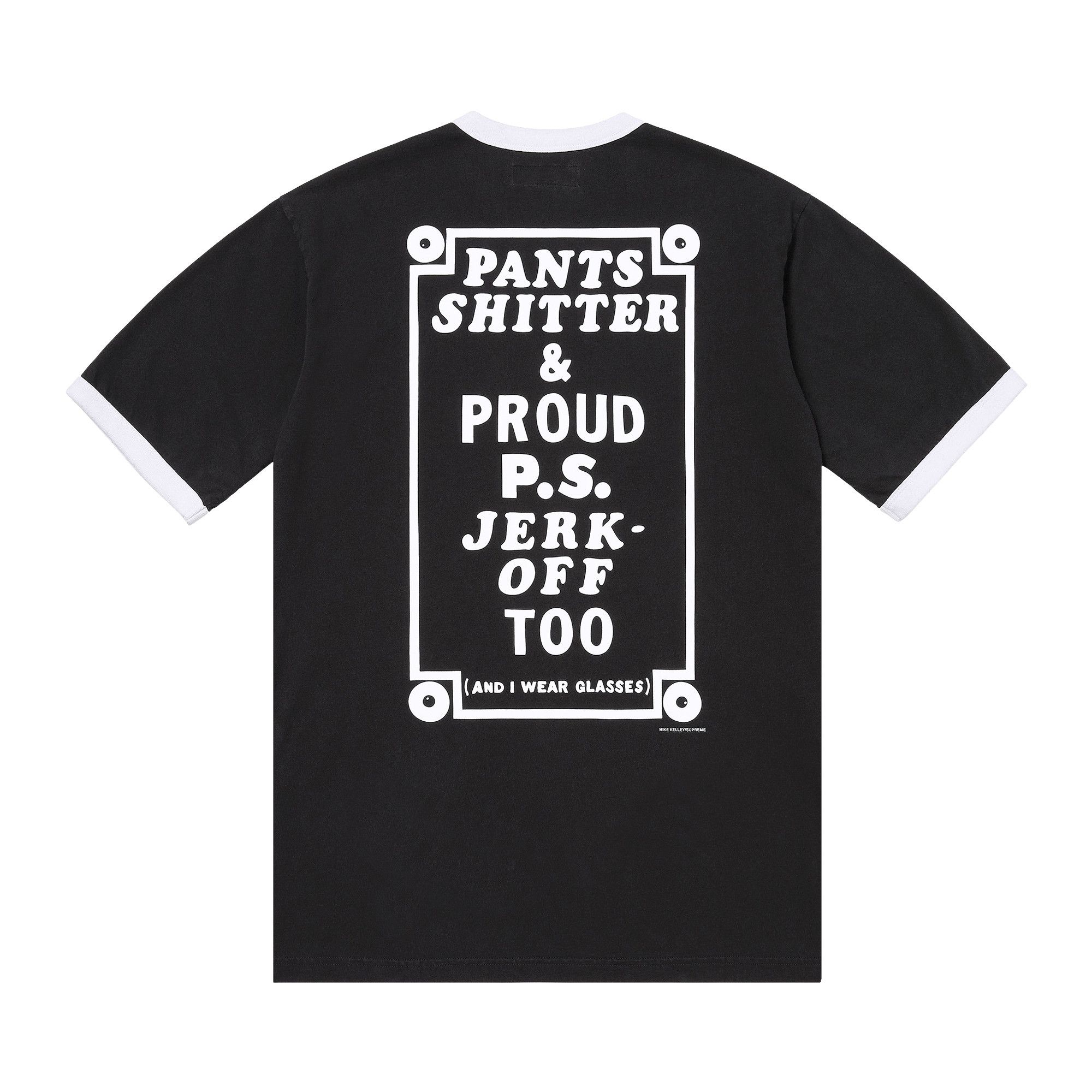 トップス Supreme Mike Kelley Ringer Tee Black S Buy Supreme x Mike Kelley Ringer Tee 'Black' - SS26KN74 BLACK | GOAT