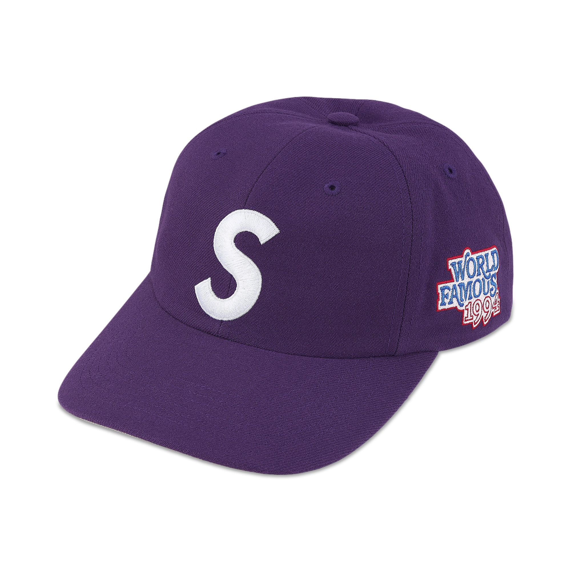Buy Supreme World Famous S Logo 6-Panel 'Purple' - SS26H11 PURPLE