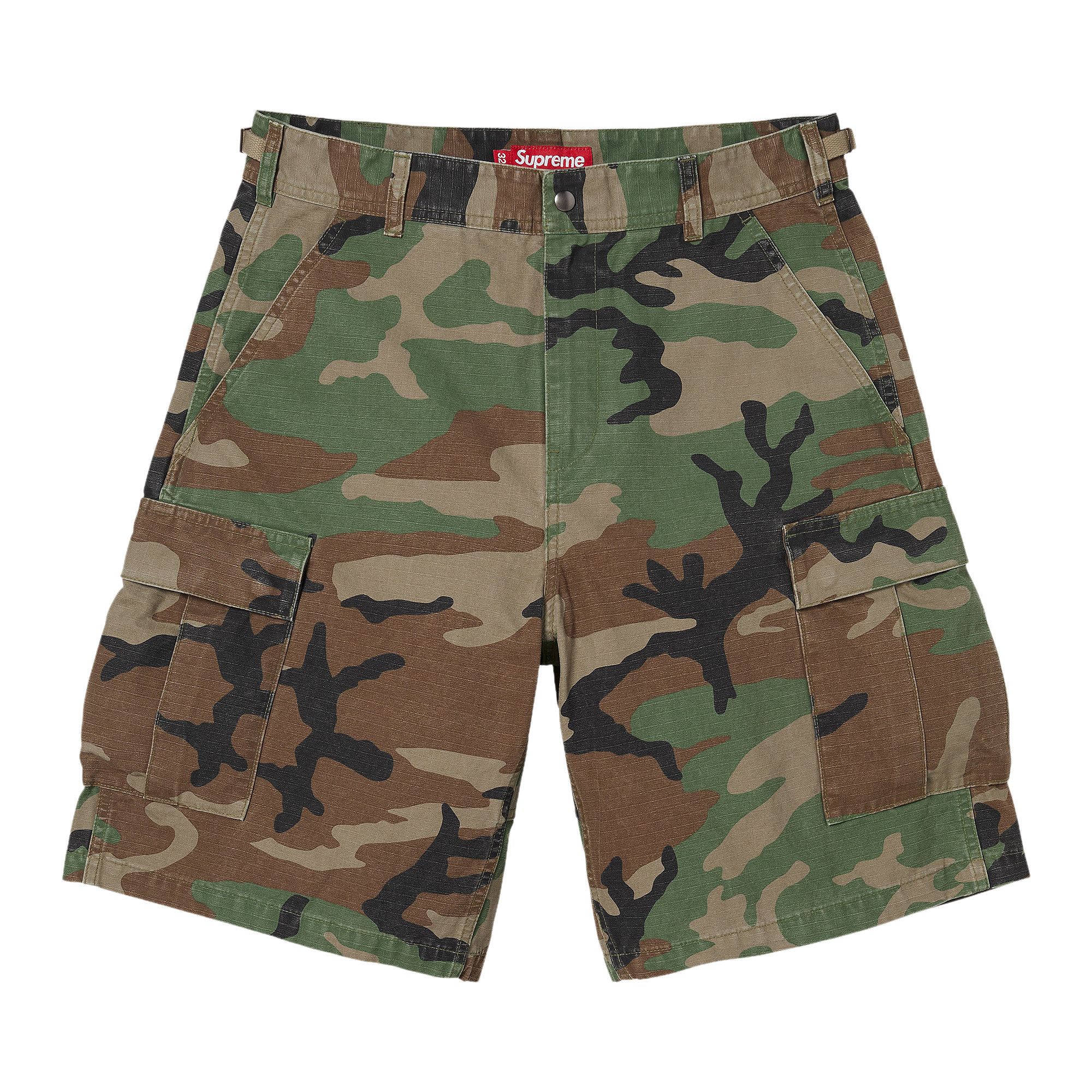 Buy Supreme Cargo Short 'Woodland Camo' - SS26SH13 WOODLAND CAMO