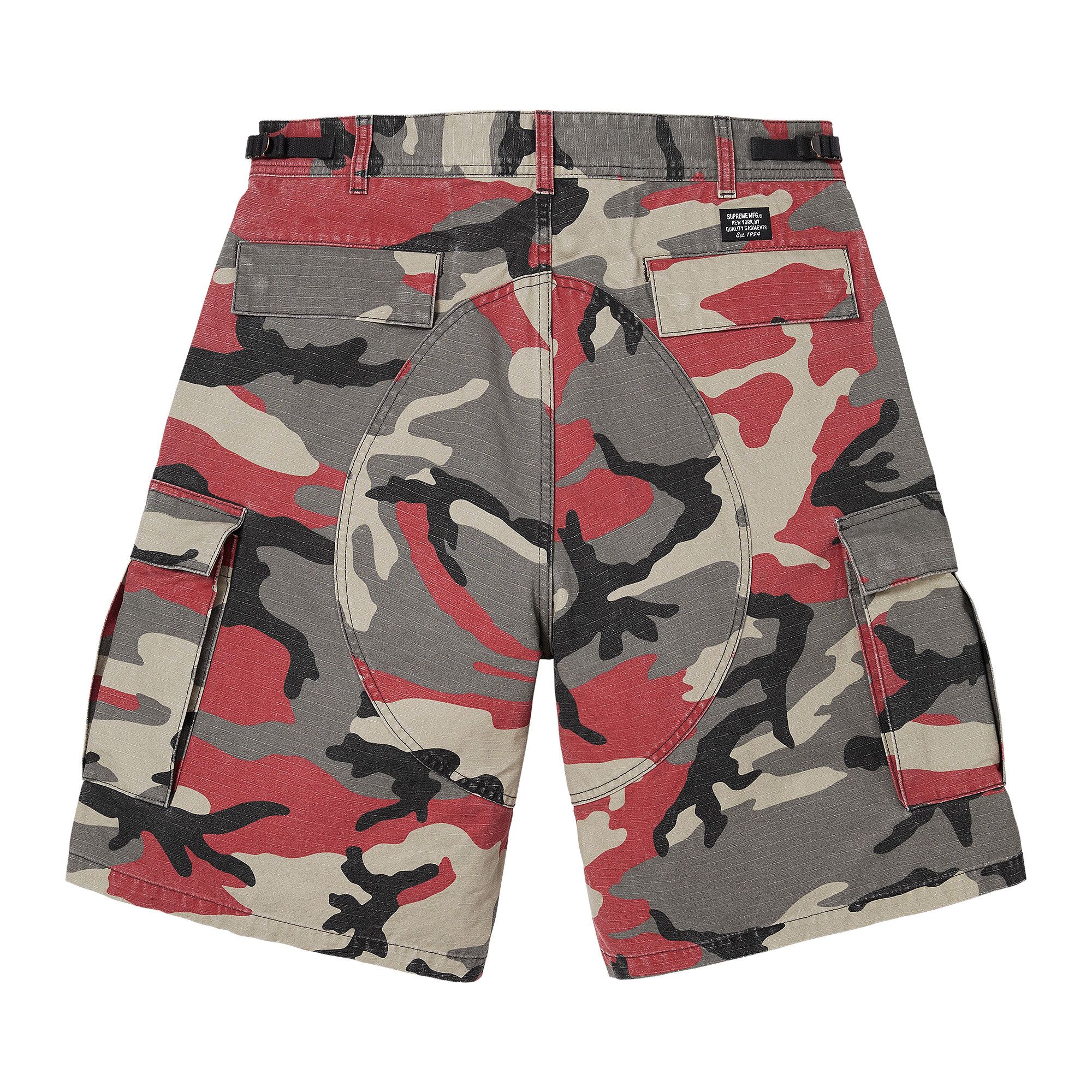 Buy Supreme Cargo Short 'Red Camo' - SS26SH13 RED CAMO | GOAT