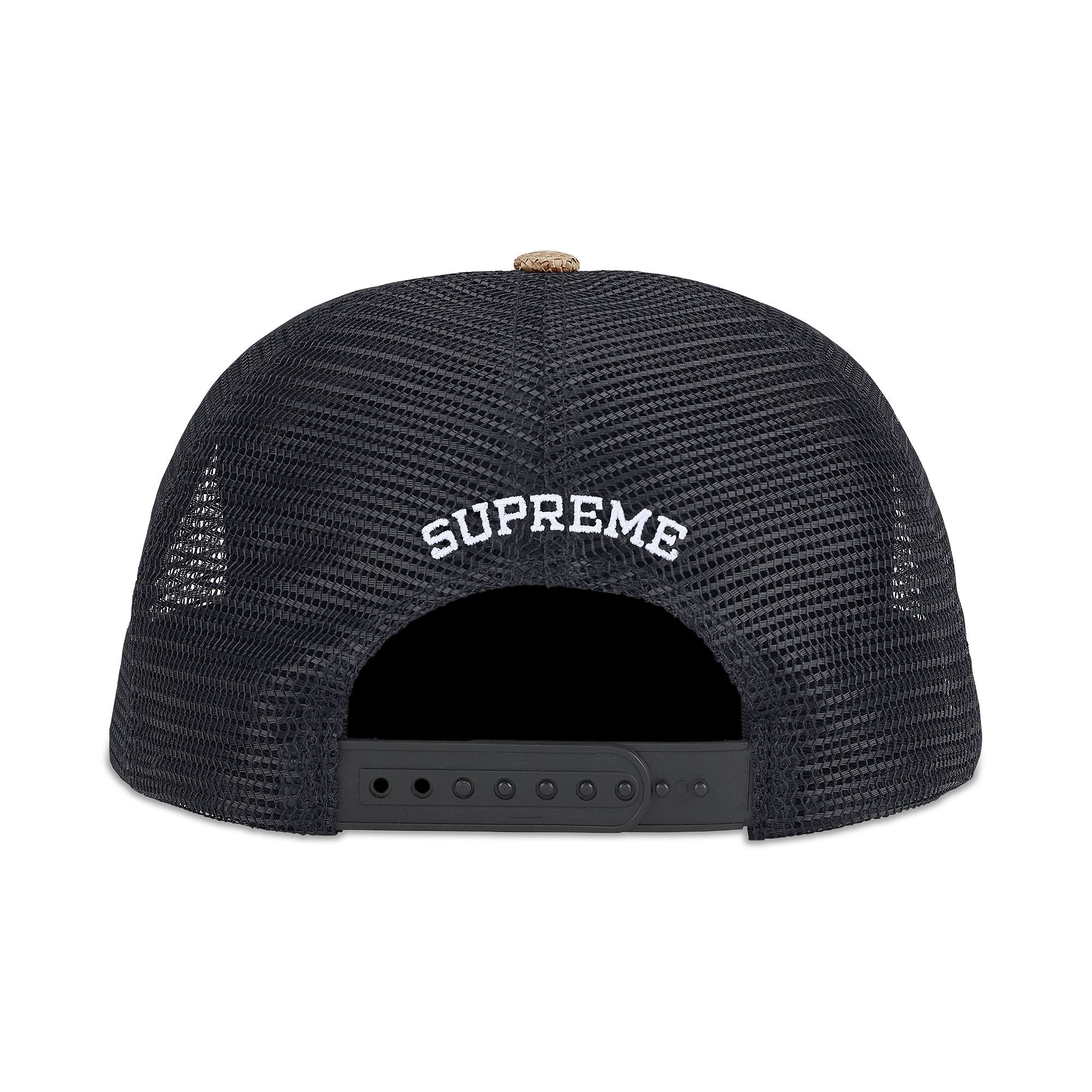 Buy Supreme Raffia Mesh Back 5-Panel 'Tan' - SS26H24 TAN | GOAT