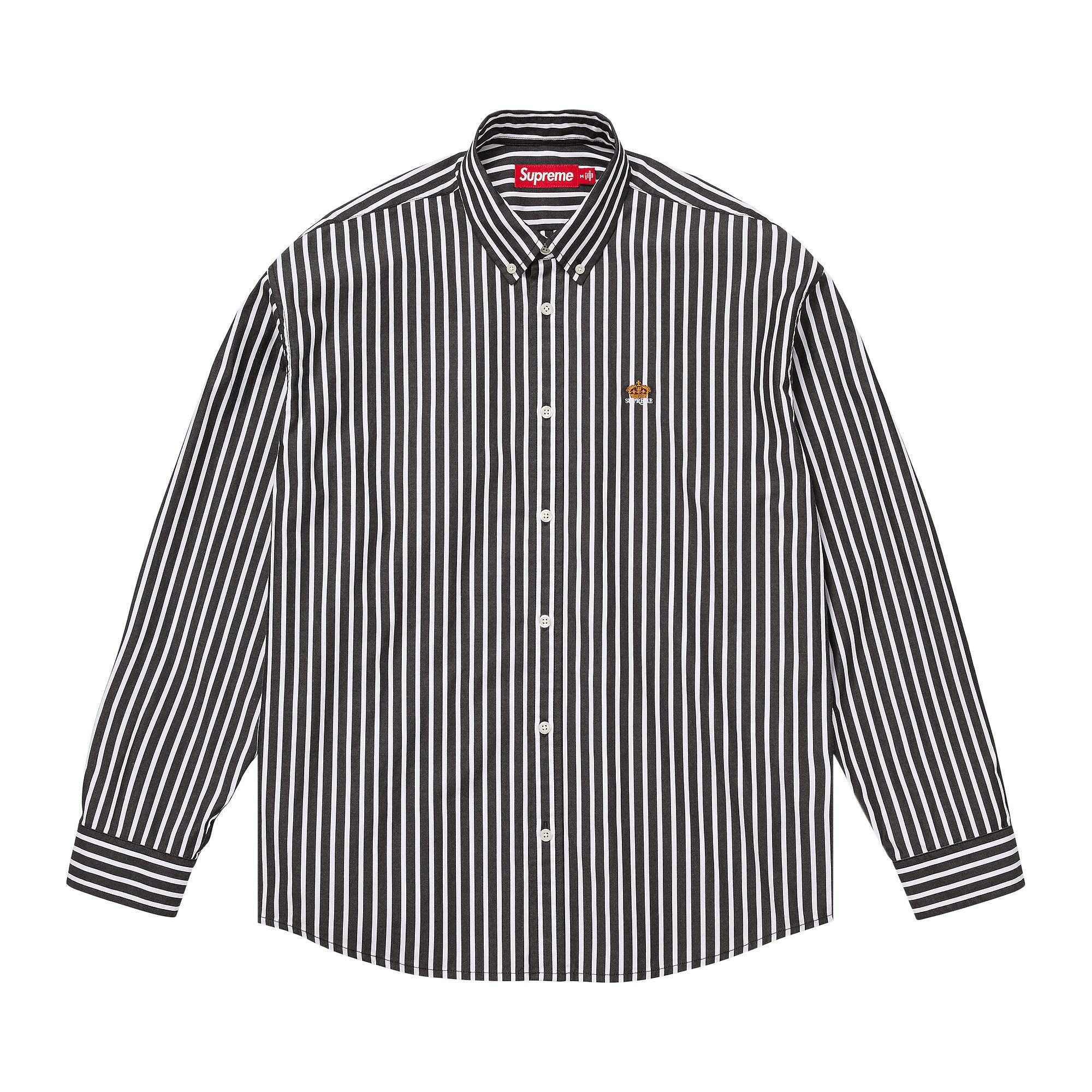 Buy Supreme Stripe Shirt 'Black' - SS26S3 BLACK | GOAT