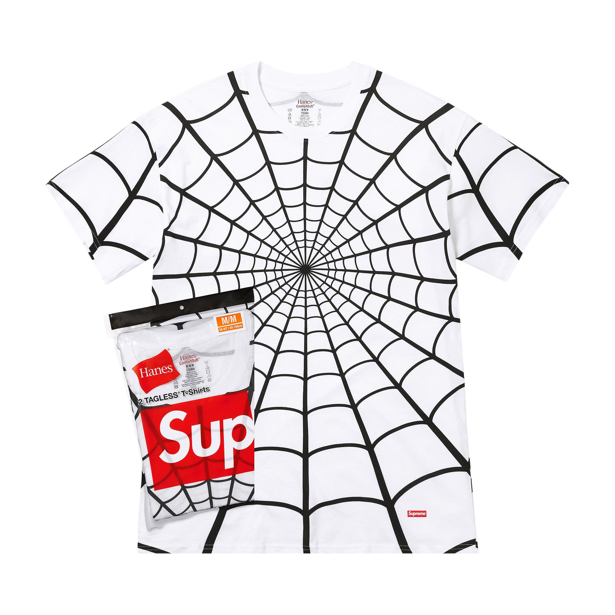 Supreme/Hanes スパイダーマン TEE 2パック XL Buy Supreme x Hanes Spider-Man Tagless Tees (2 Pack) 'White