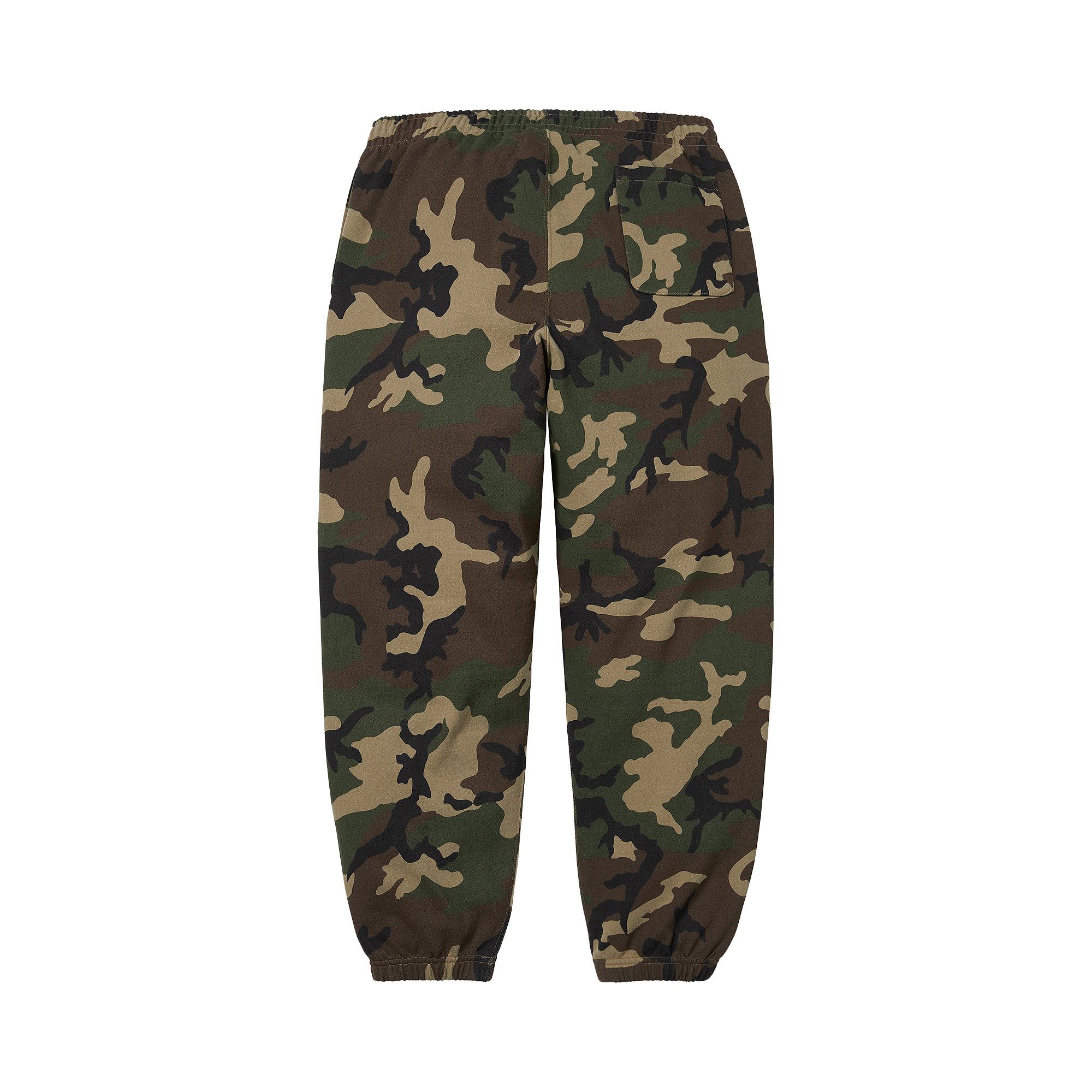 Buy Supreme Satin Appliqué Sweatpant 'Woodland Camo' - SS26P92