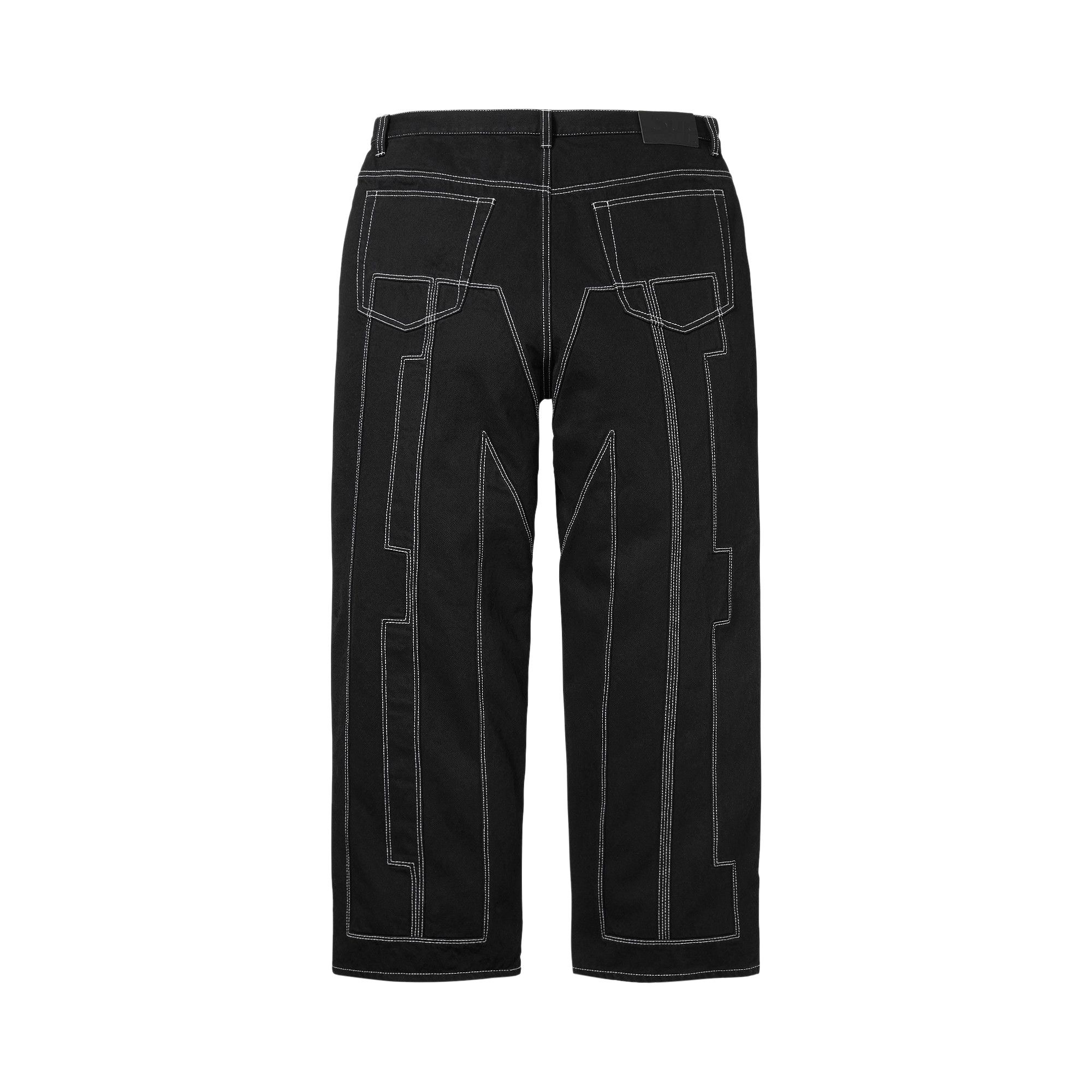 Supreme Baggy Jean Black 30インチ Buy Supreme Inset Spellout Baggy Jean 'Black' - SS26P54 BLACK | GOAT