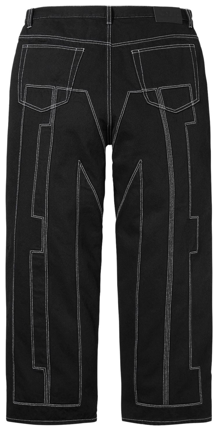Buy Supreme Inset Spellout Baggy Jean 
