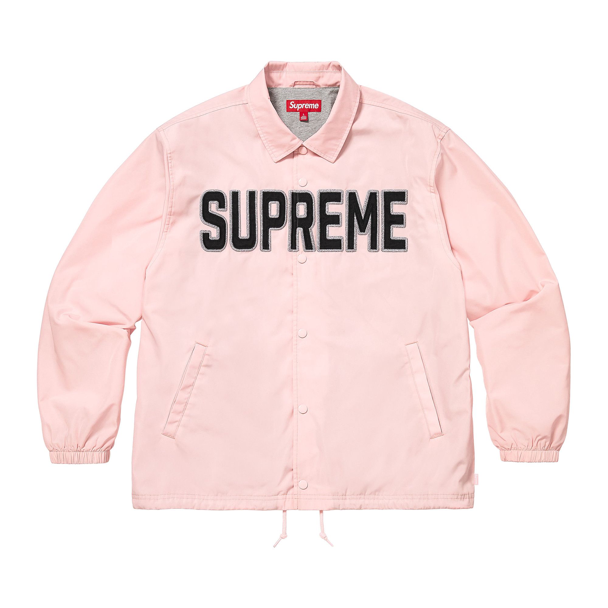 Buy Supreme Spellout Coaches Jacket 'Pink' - SS26J106 PINK | GOAT