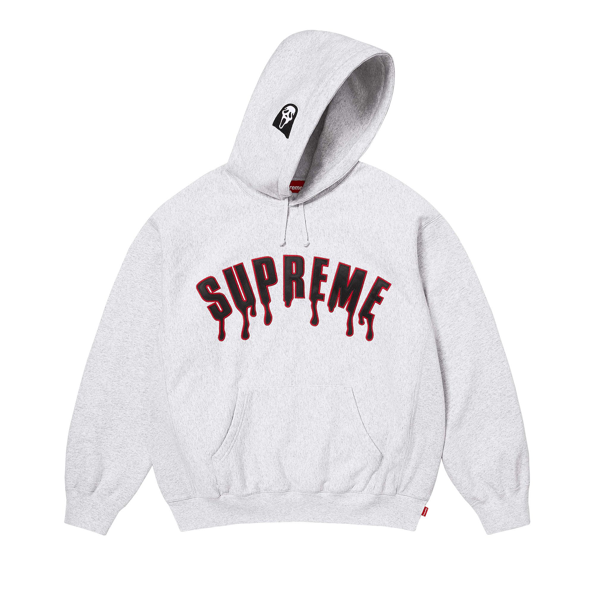 SUPREME ゴーストフェイス　フーデイ　アッシュグレー Buy Supreme Ghostface Arc Hooded Sweatshirt 'Ash Grey' - SS26SW96