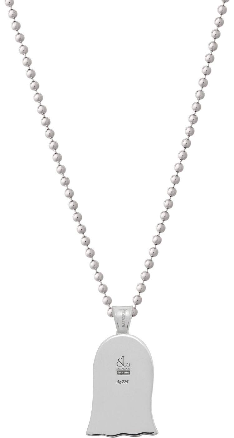 Supreme x Jacob  Co Ghostface Diamond Pendant Multicolor