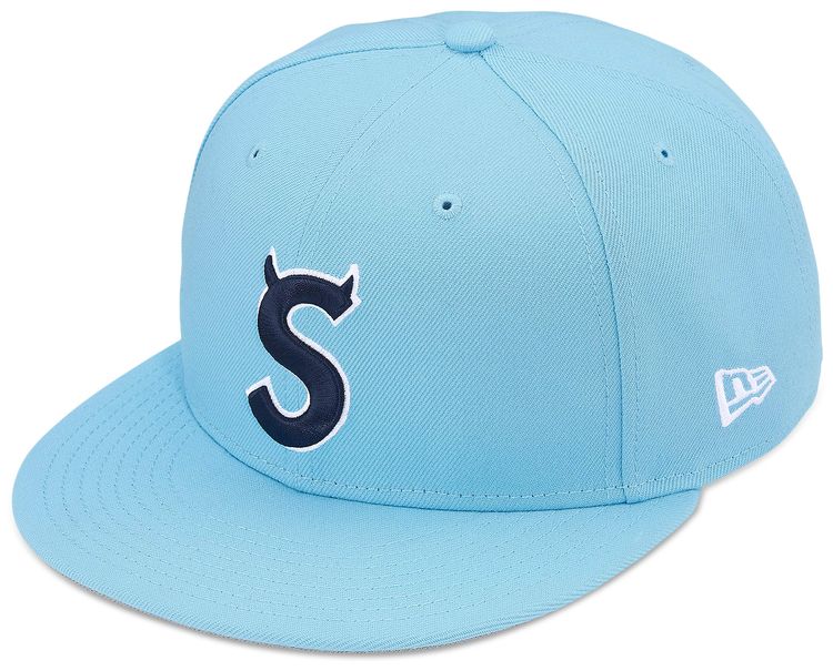 Supreme Devil S Logo New Era Light Blue