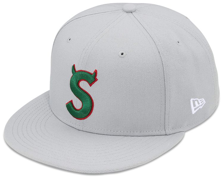Supreme Devil S Logo New Era Grey