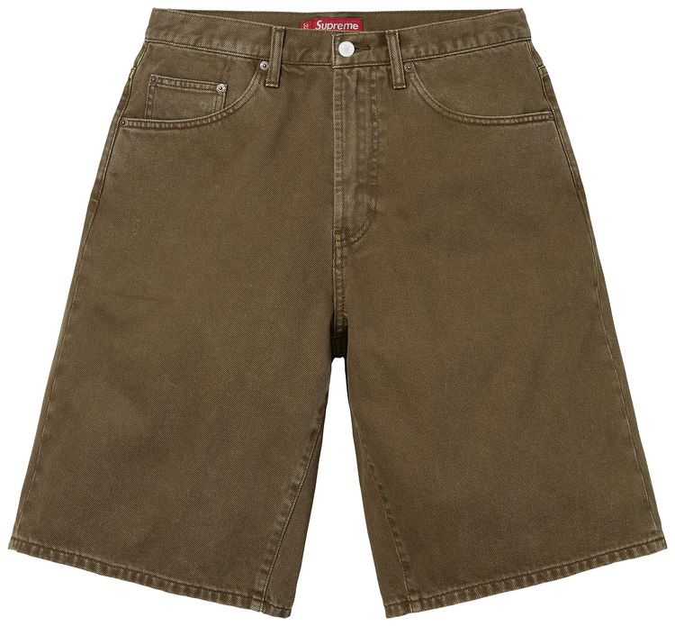 Supreme Baggy Denim Short Olive