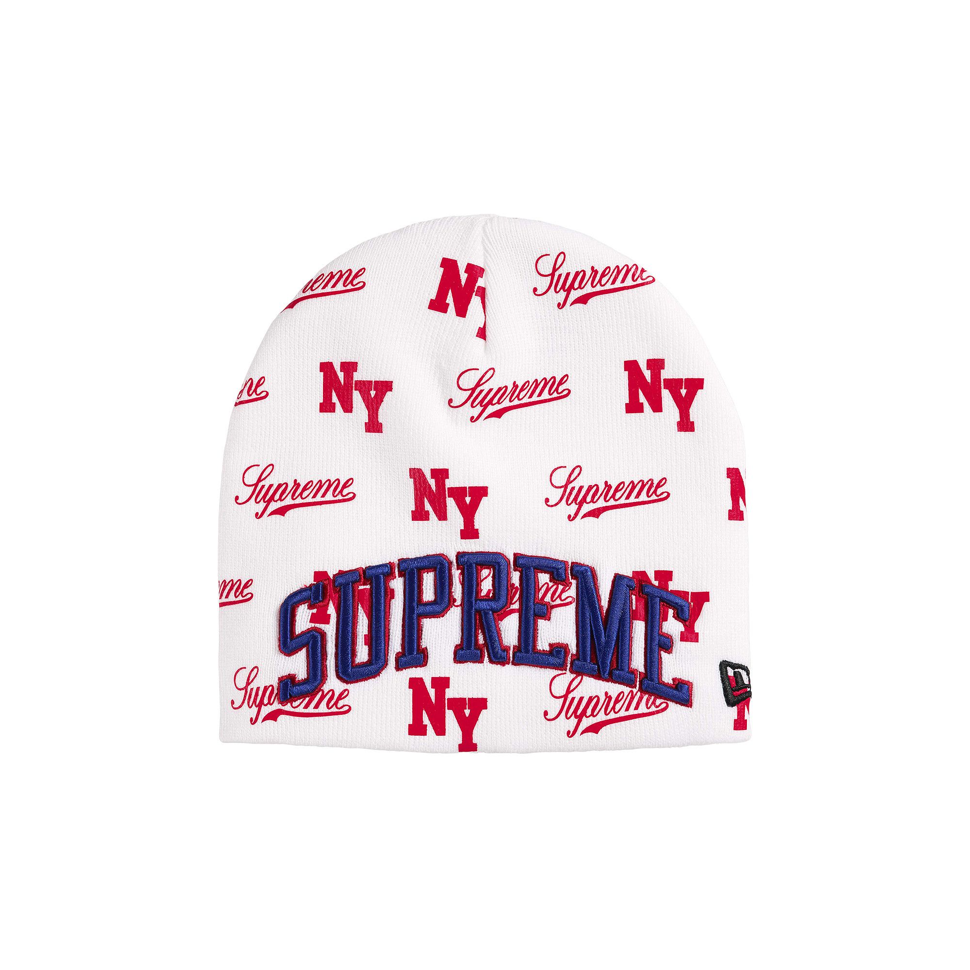 New Era × supreme Monogram Beanie Buy Supreme New Era Monogram Beanie 'White' - SS26BN19 WHITE | GOAT