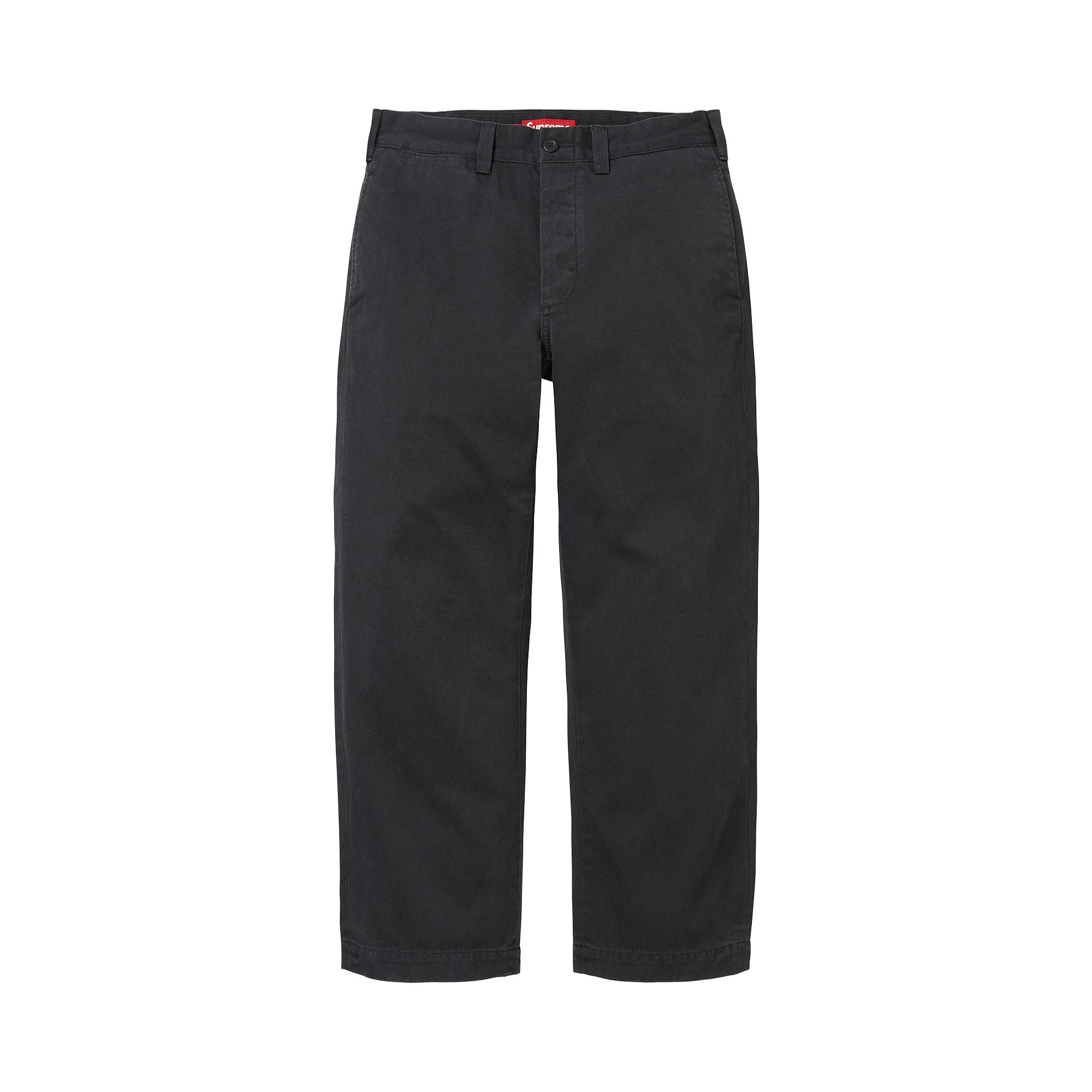 Buy Supreme Chino Pant 'Black' - SS26P49 BLACK | GOAT