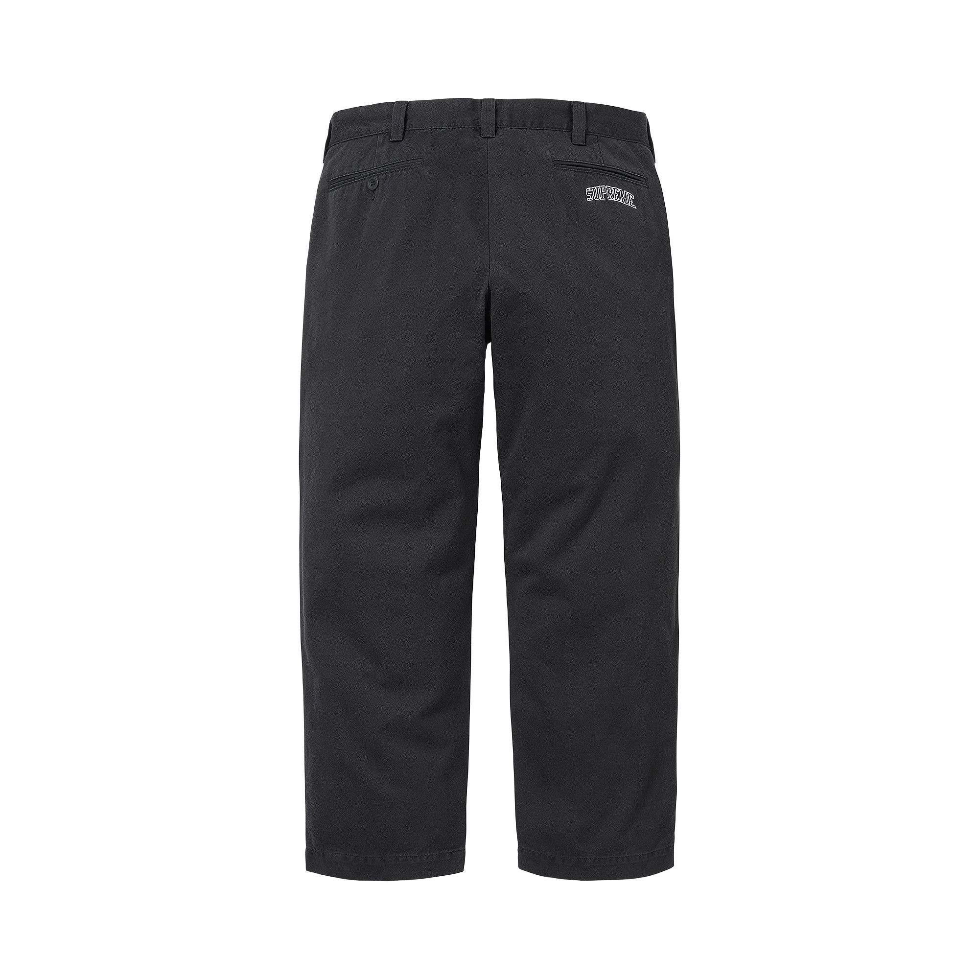 Buy Supreme Chino Pant 'Black' - SS26P49 BLACK | GOAT