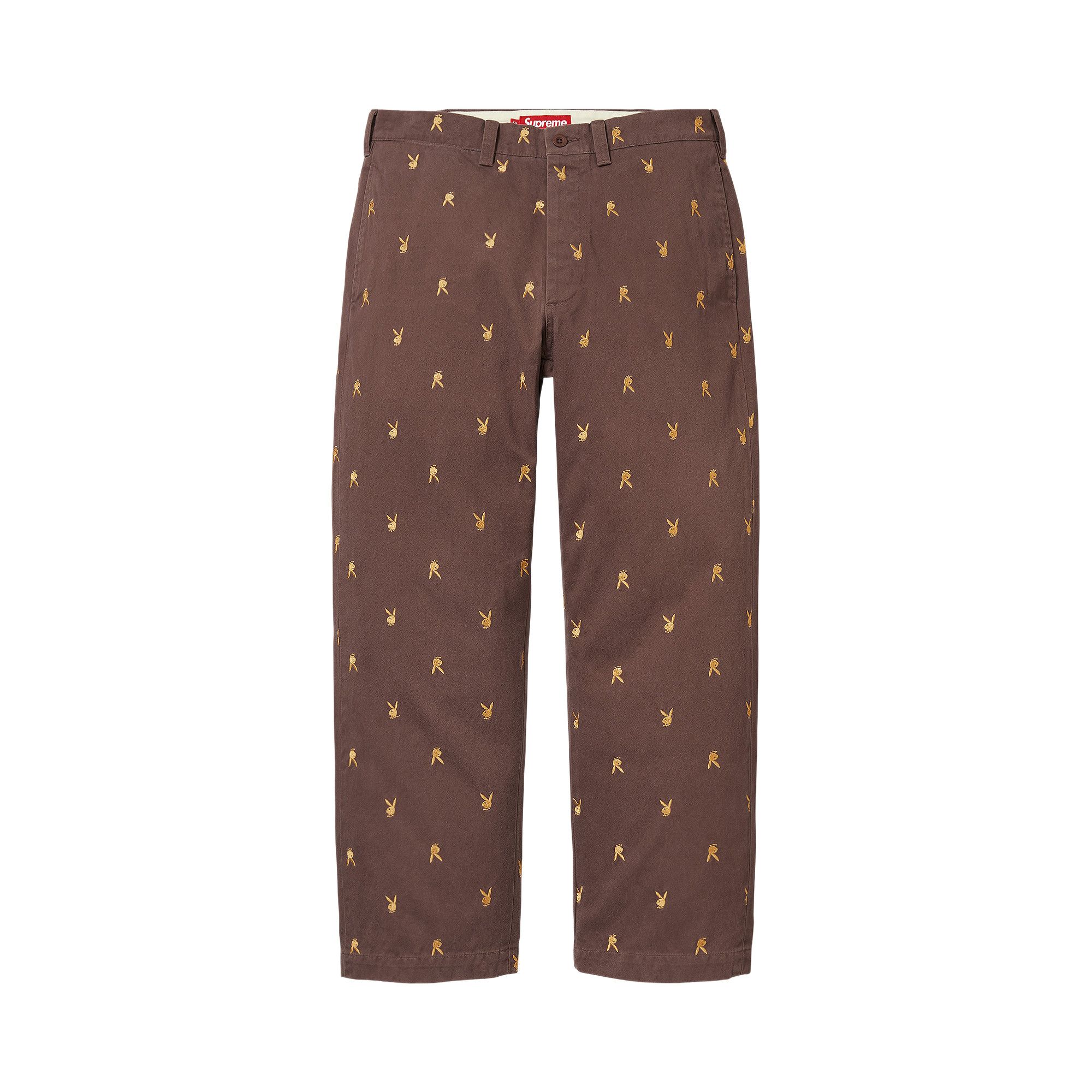 Supreme Chino Pant Brown Playboy® Buy Supreme Chino Pant 'Brown Playboy' - SS26P49B BROWN PLAYBOY | GOAT
