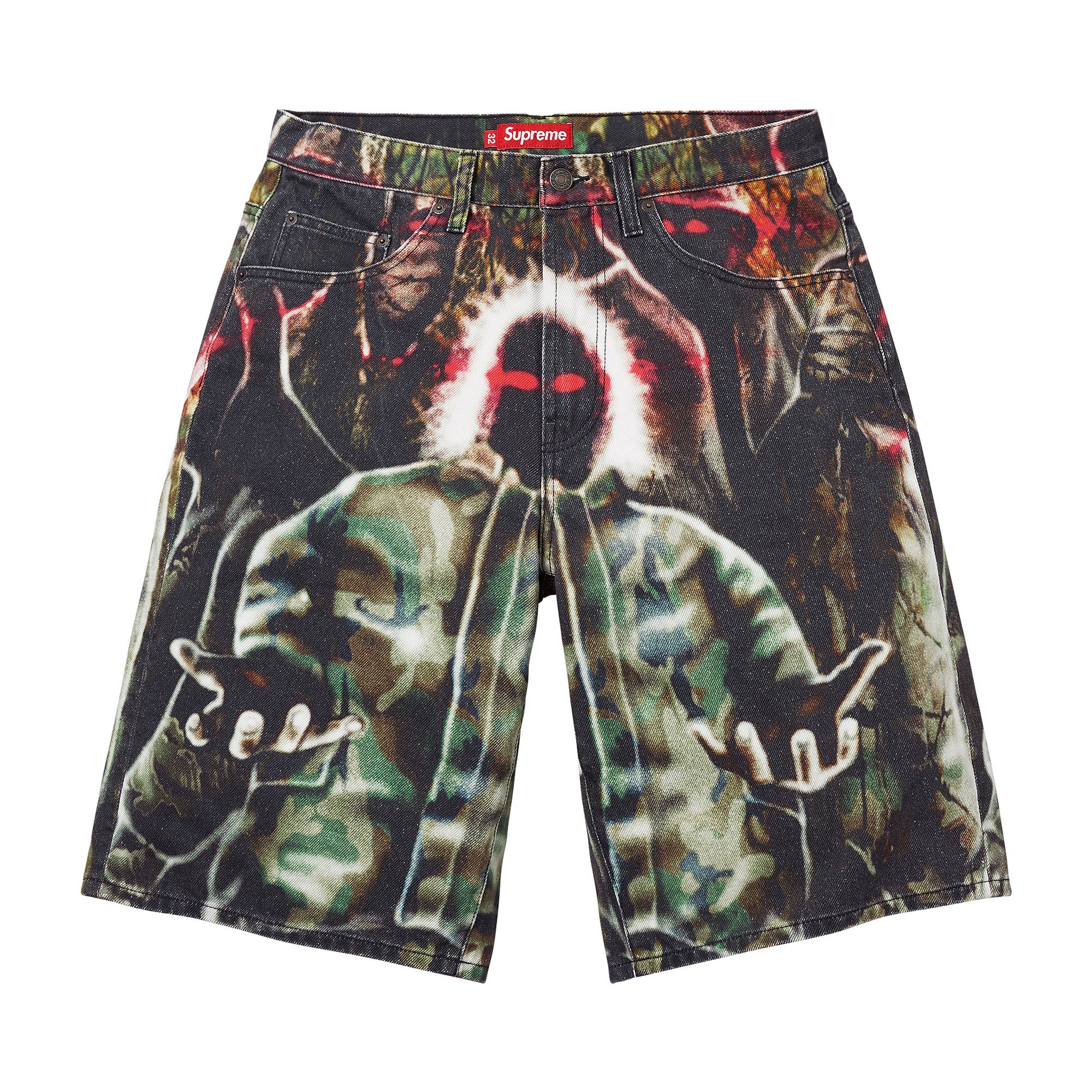 Buy Supreme Shadows Baggy Denim Short 'Multicolor' - SS26SH56