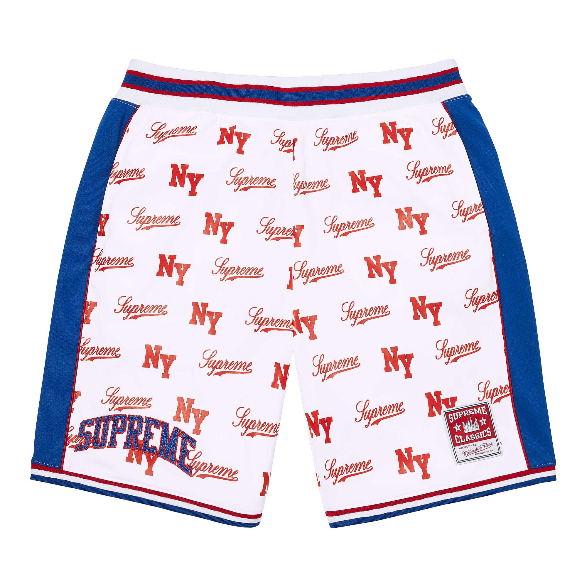 Buy Supreme x Mitchell & Ness Monogram Short 'White' - SS26SH6