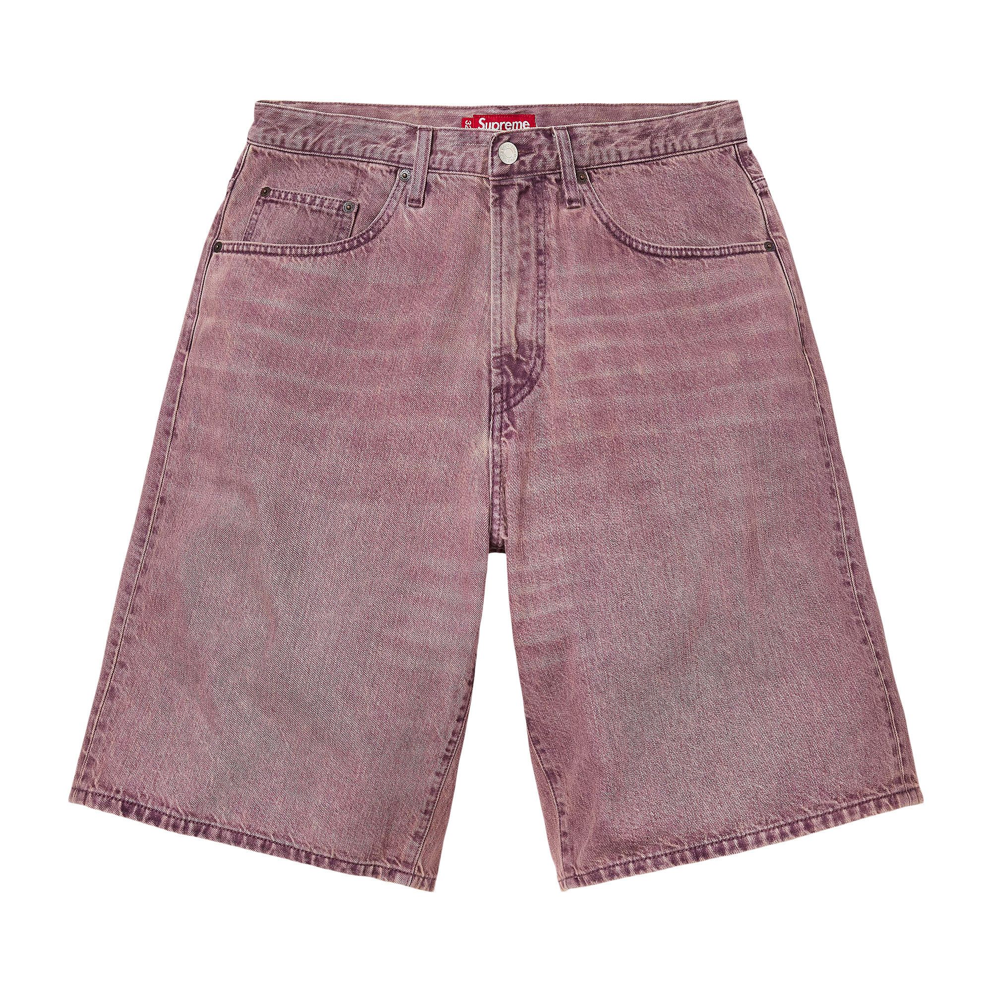 新品 Supreme Baggy Denim Short Overdyed 34 Buy Supreme Baggy Denim Short 'Overdyed Purple' - SS26SH15