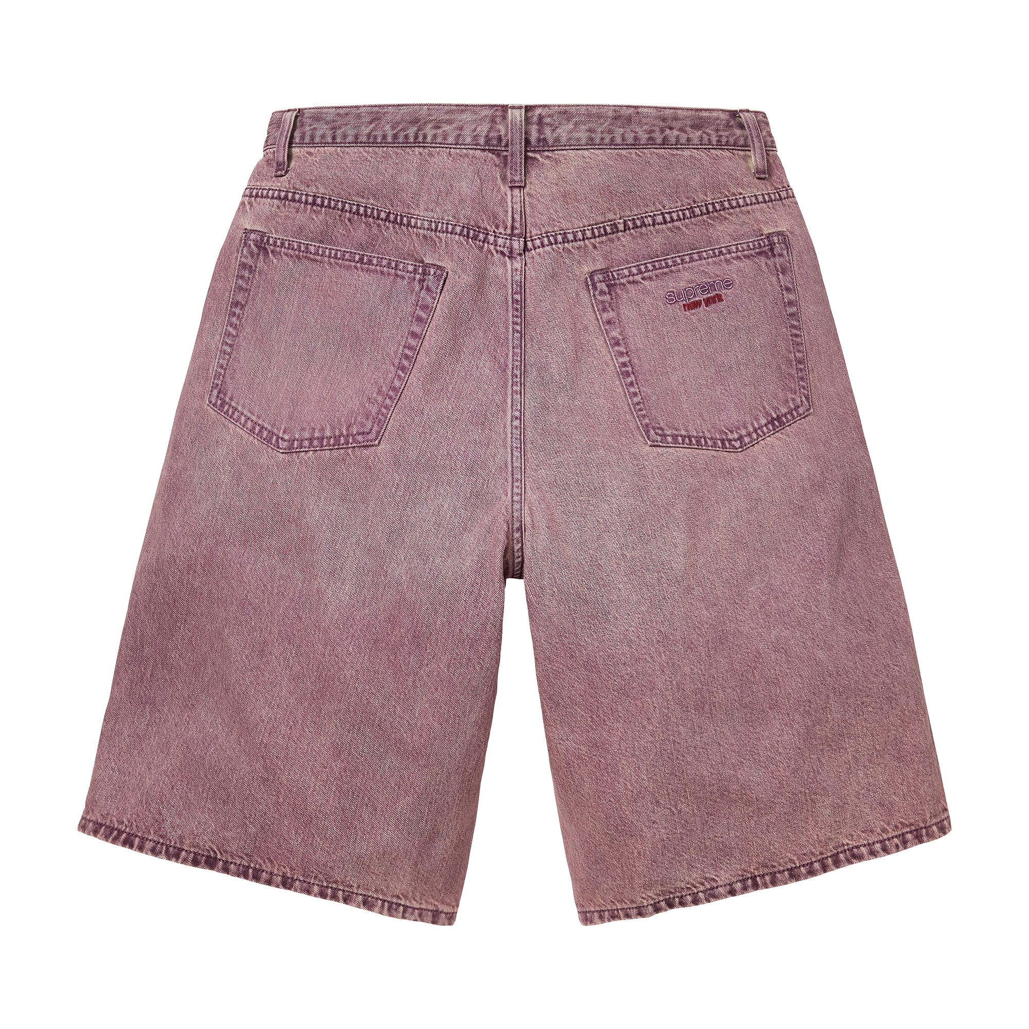 Buy Supreme Baggy Denim Short 'Overdyed Purple' - SS26SH15